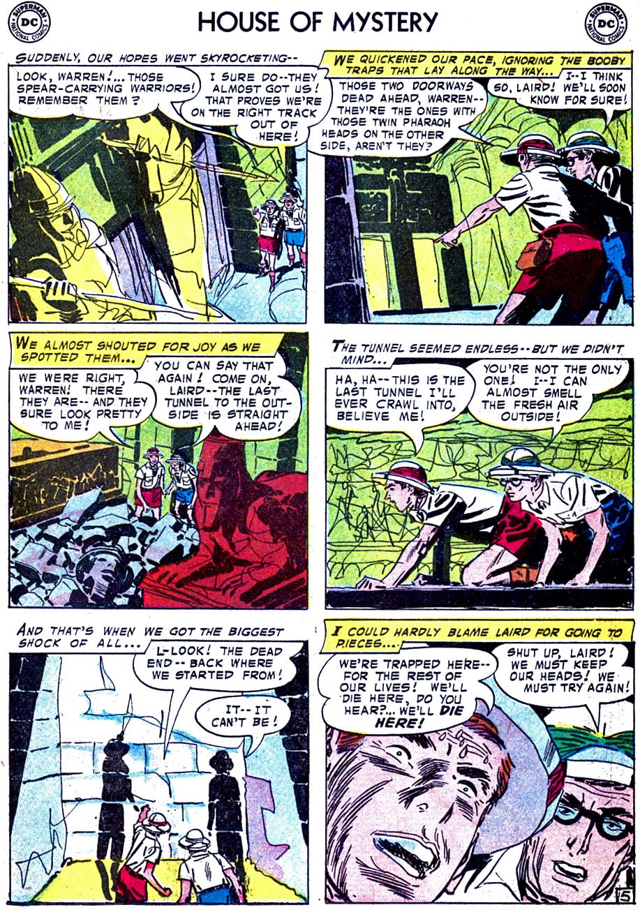 Read online House of Mystery (1951) comic -  Issue #70 - 15