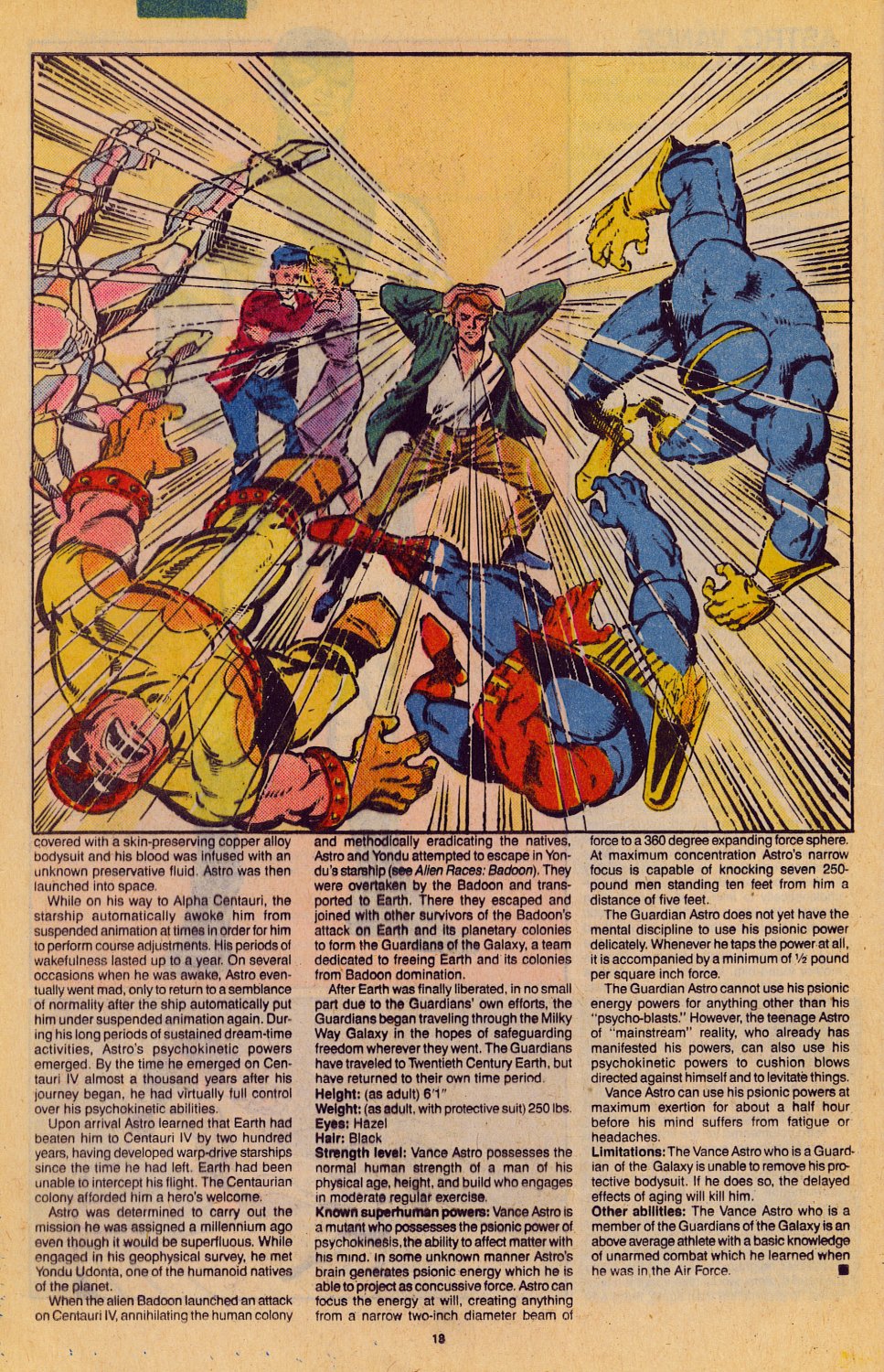 Read online The Official Handbook of the Marvel Universe: Update '89 comic -  Issue #1 - 21