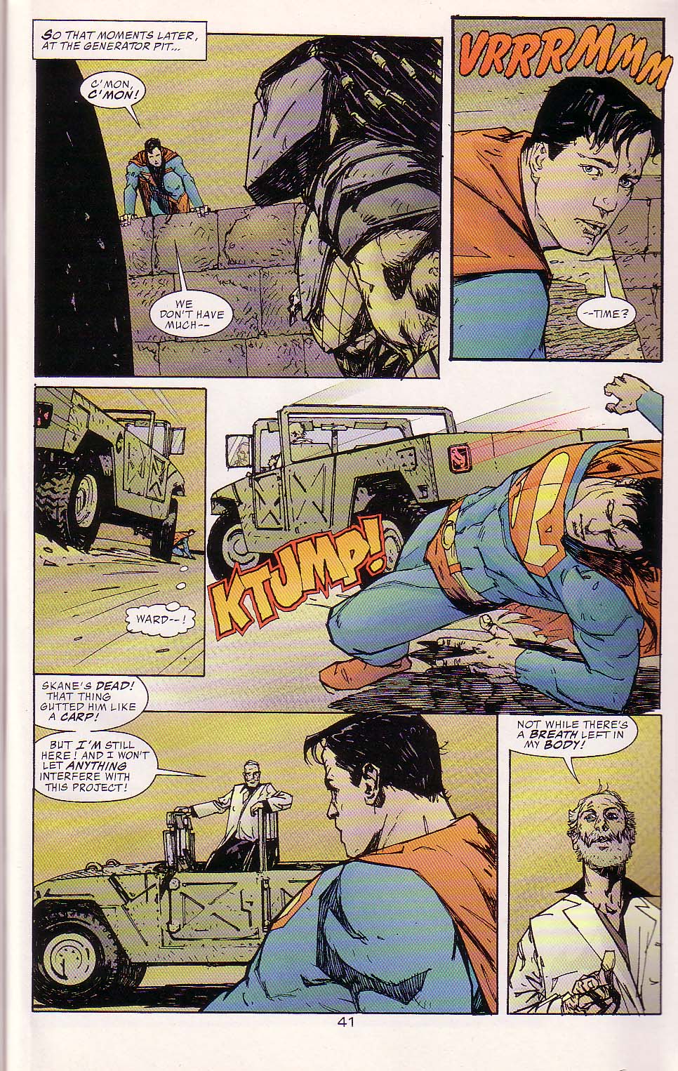 Read online Superman vs. Predator comic -  Issue #3 - 43