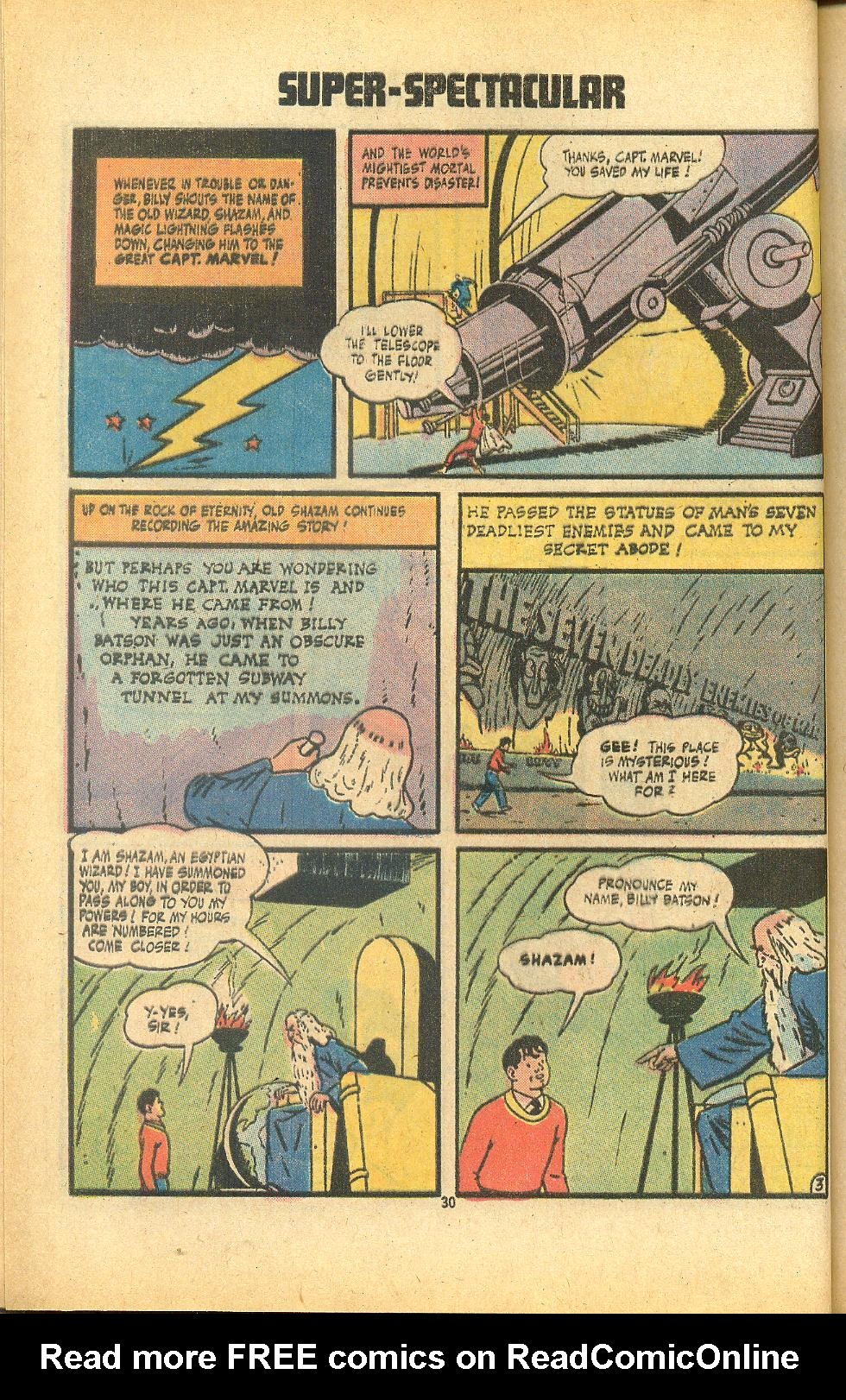Read online Shazam! (1973) comic -  Issue #8 - 30