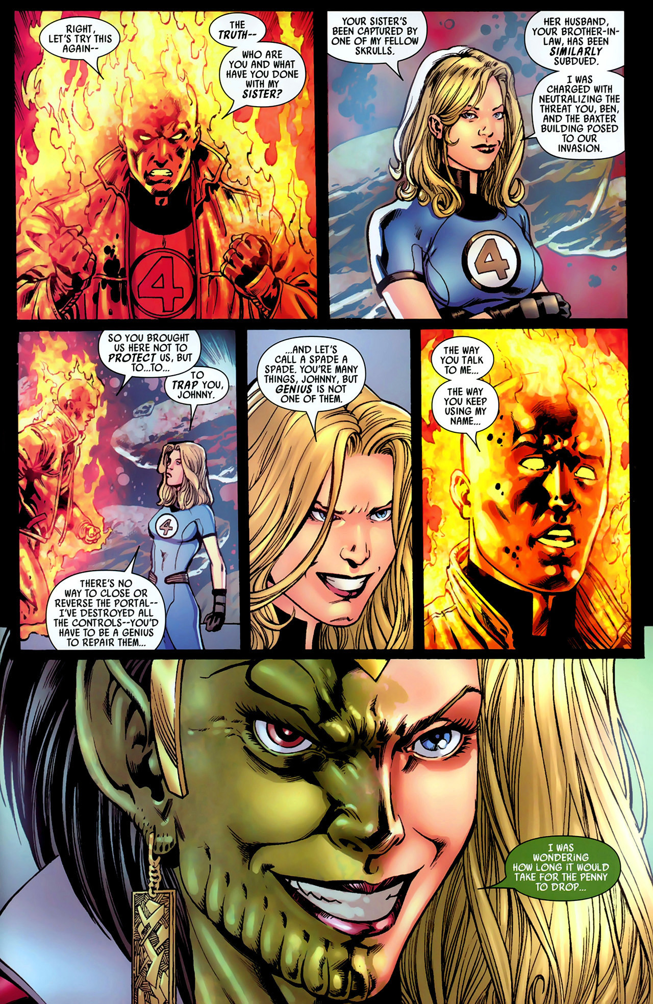 Read online Secret Invasion: Fantastic Four comic -  Issue #1 - 22