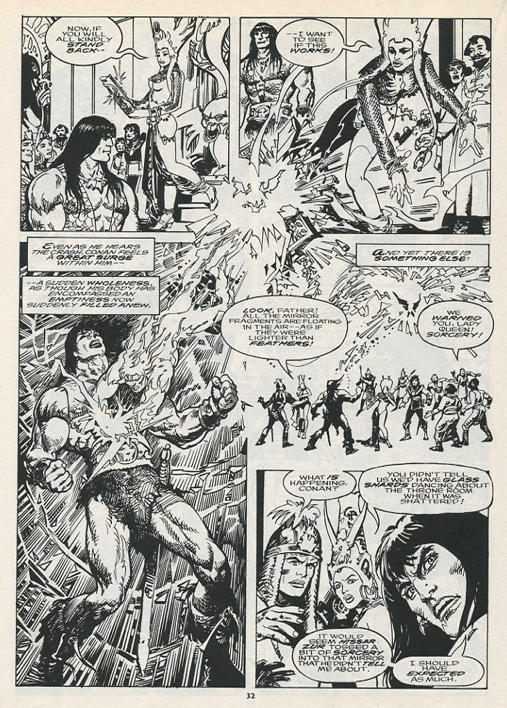 Read online The Savage Sword Of Conan comic -  Issue #217 - 34