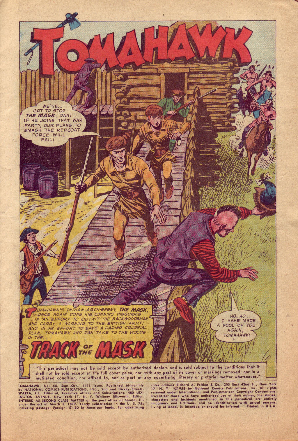 Read online Tomahawk comic -  Issue #58 - 3
