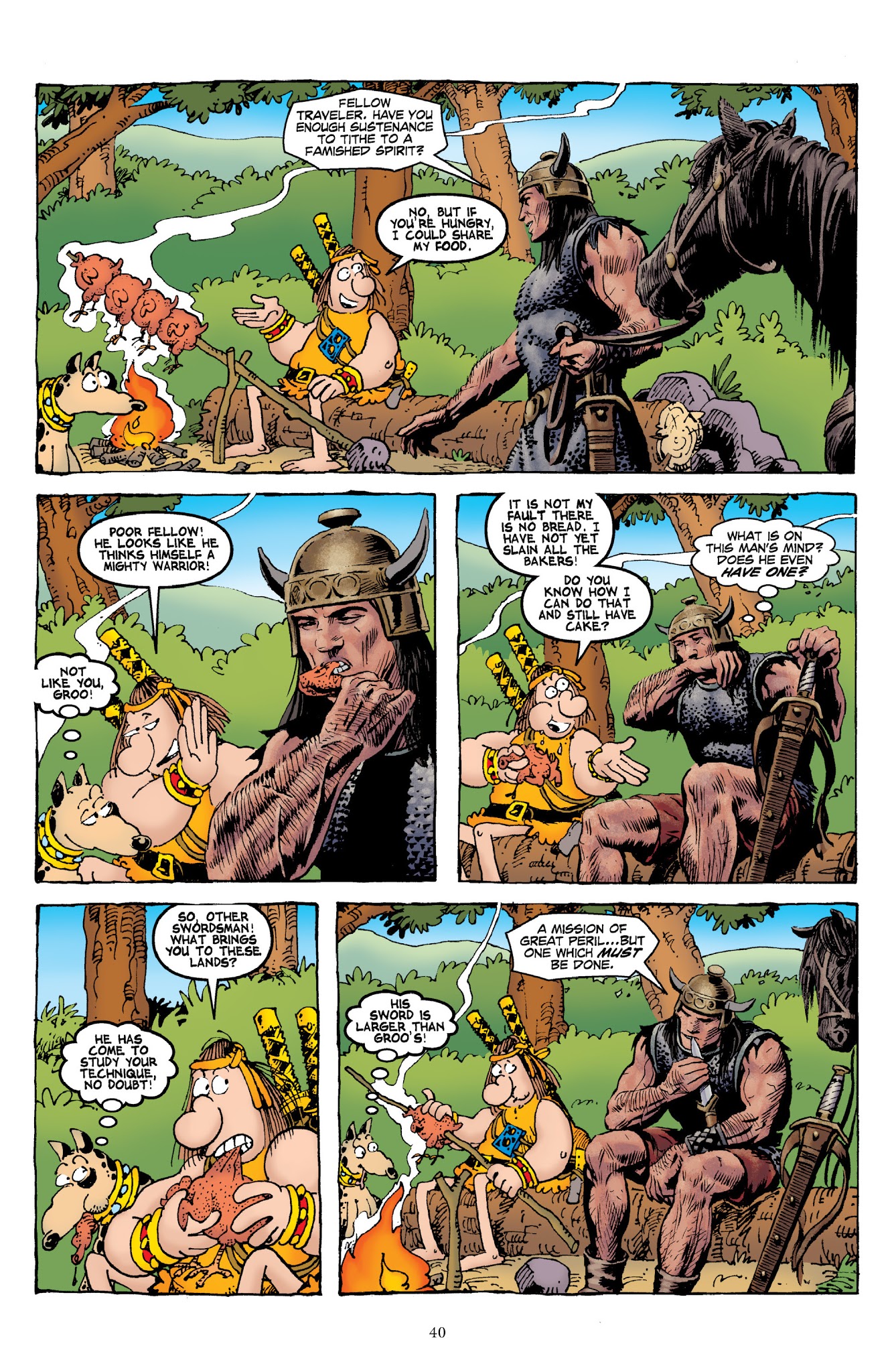 Read online Groo vs. Conan comic -  Issue # TPB - 42