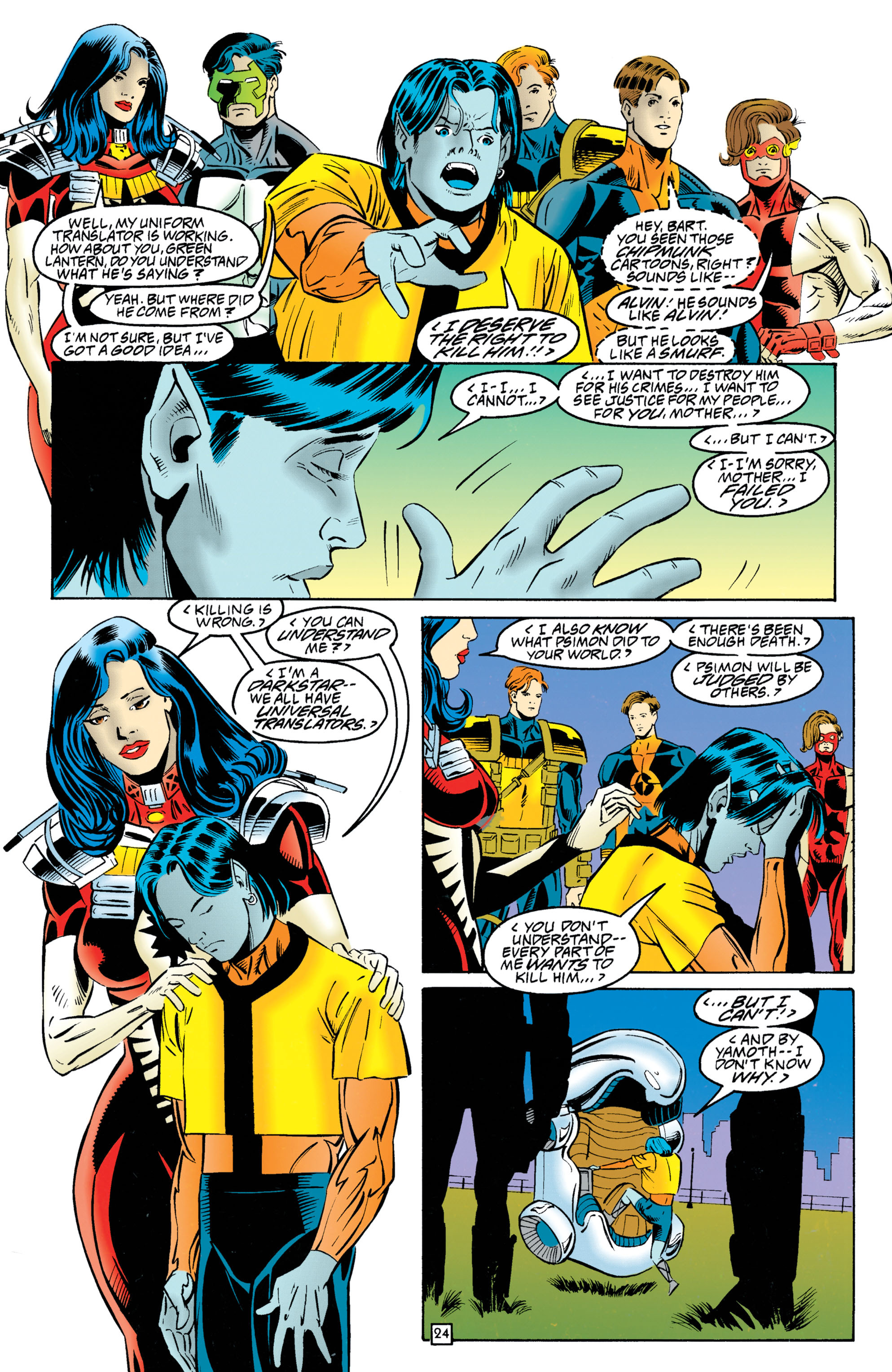Read online The New Titans (1988) comic -  Issue #117 - 25