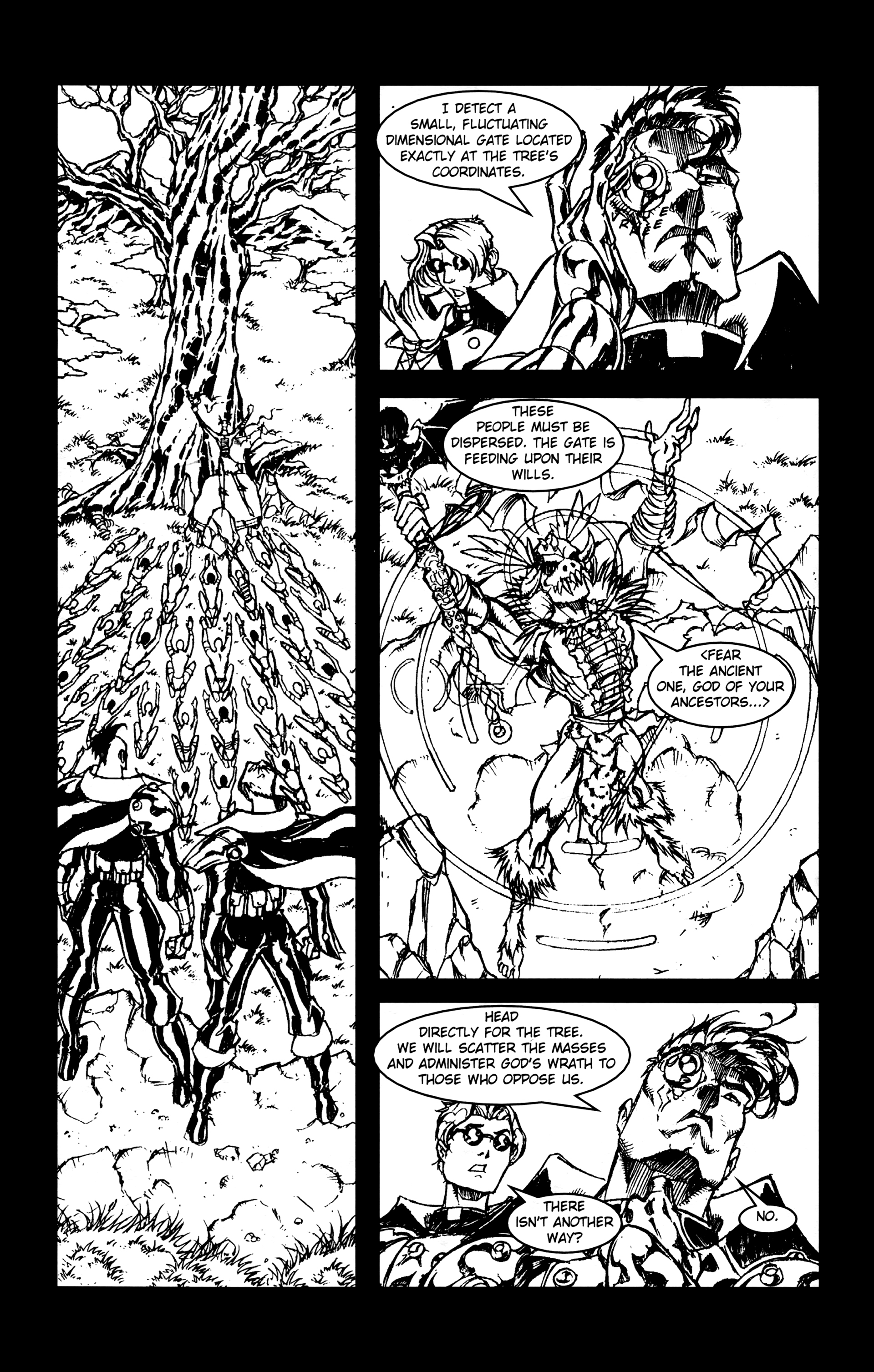 Read online Warrior Nun: Black & White comic -  Issue #21 - 5
