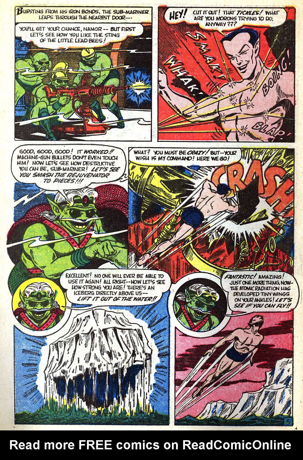 Read online Sub-Mariner Comics comic -  Issue #38 - 9
