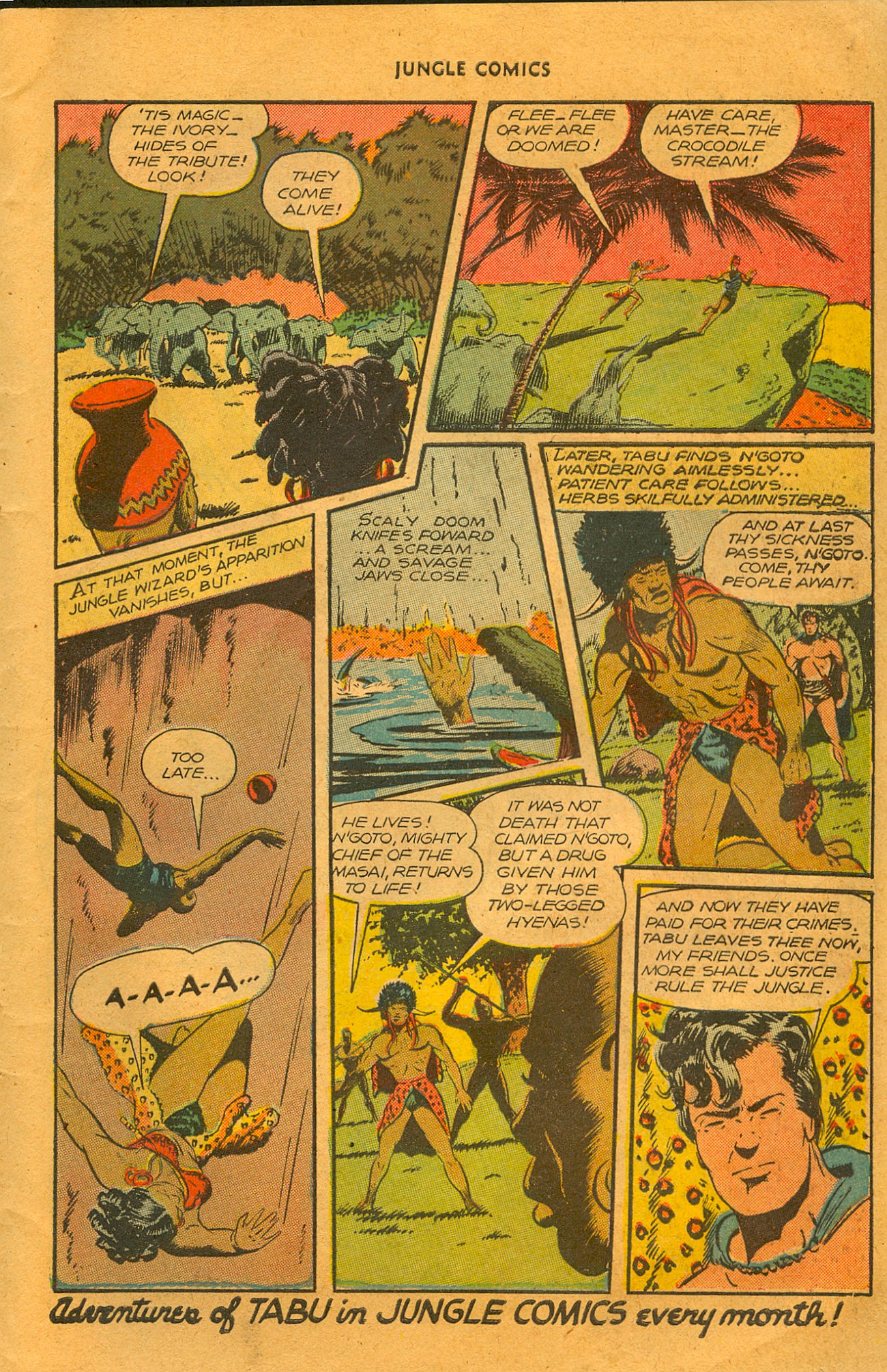 Read online Jungle Comics comic -  Issue #88 - 42
