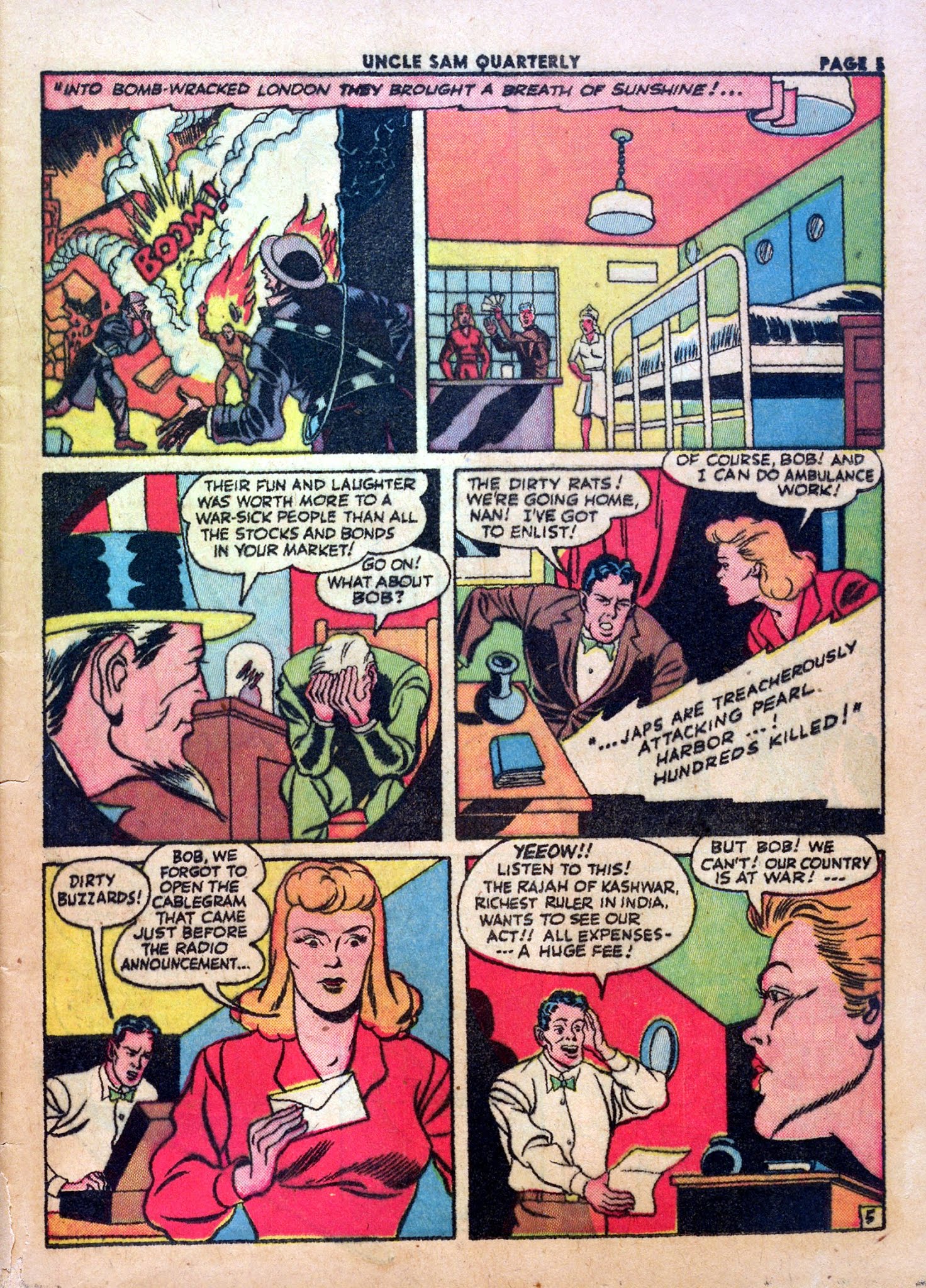 Read online Uncle Sam Quarterly comic -  Issue #7 - 7