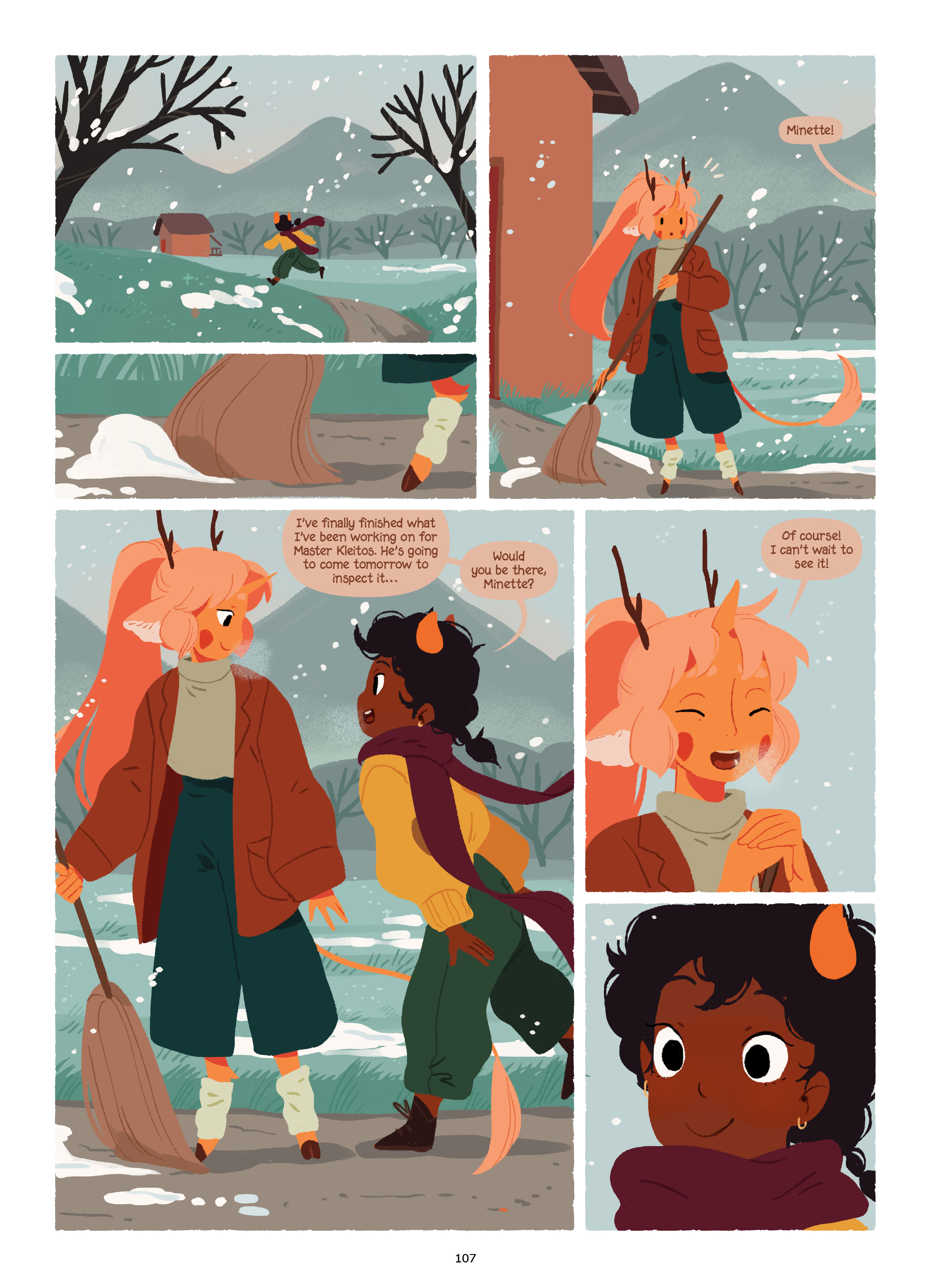 Read online The Tea Dragon Series comic -  Issue # The Tea Dragon Tapestry - 108