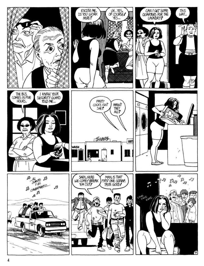 Read online Love and Rockets (1982) comic -  Issue #40 - 6