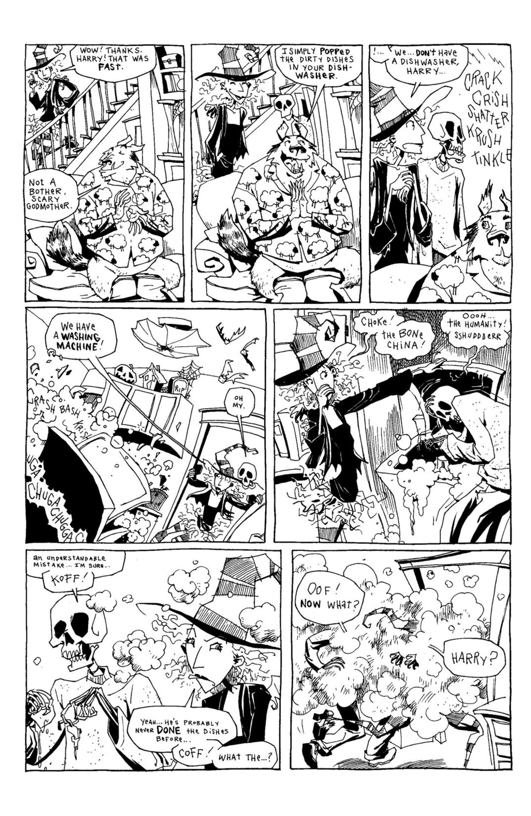 Read online Scary Godmother Comic Book Stories comic -  Issue # TPB - 102