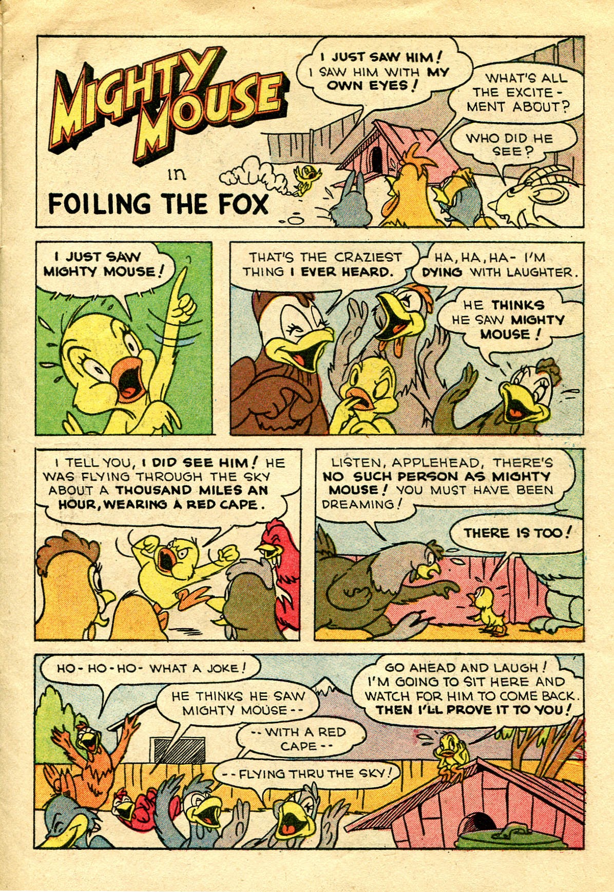 Read online Paul Terry's Mighty Mouse Comics comic -  Issue #10 - 11