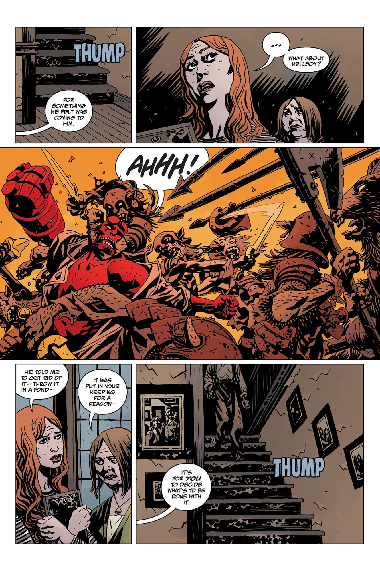 Read online Hellboy: The Storm And The Fury comic -  Issue # TPB - 101