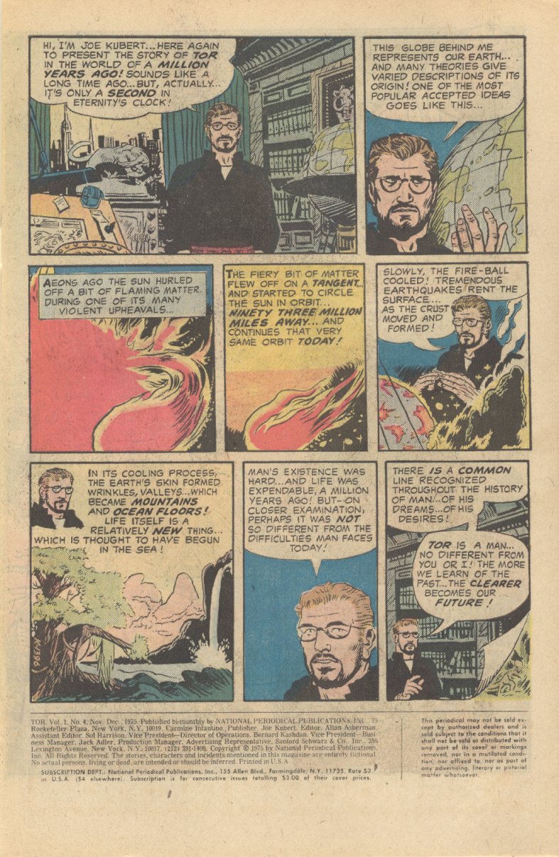 Read online Tor (1975) comic -  Issue #4 - 2