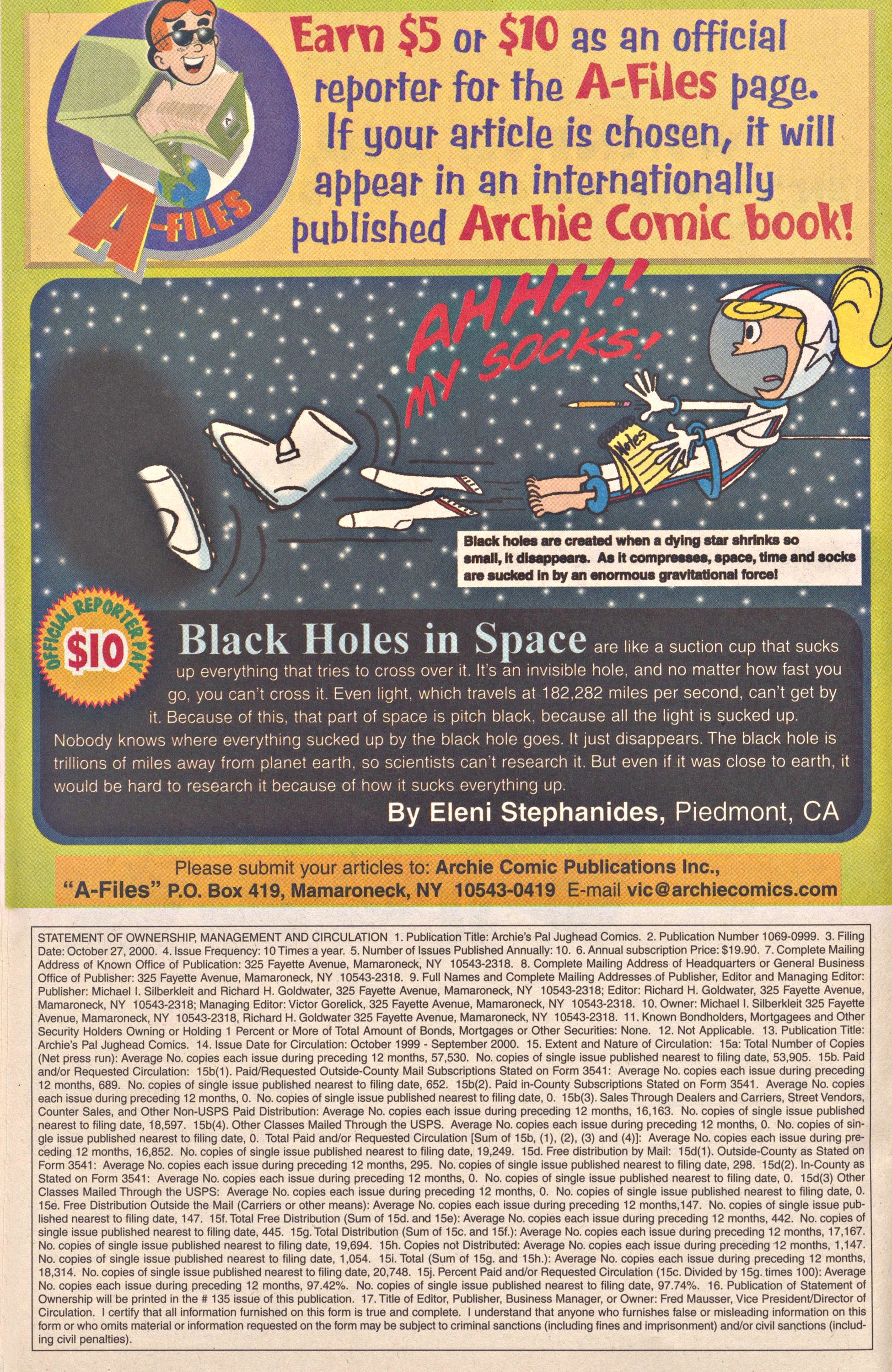 Read online Archie's Pal Jughead Comics comic -  Issue #135 - 20