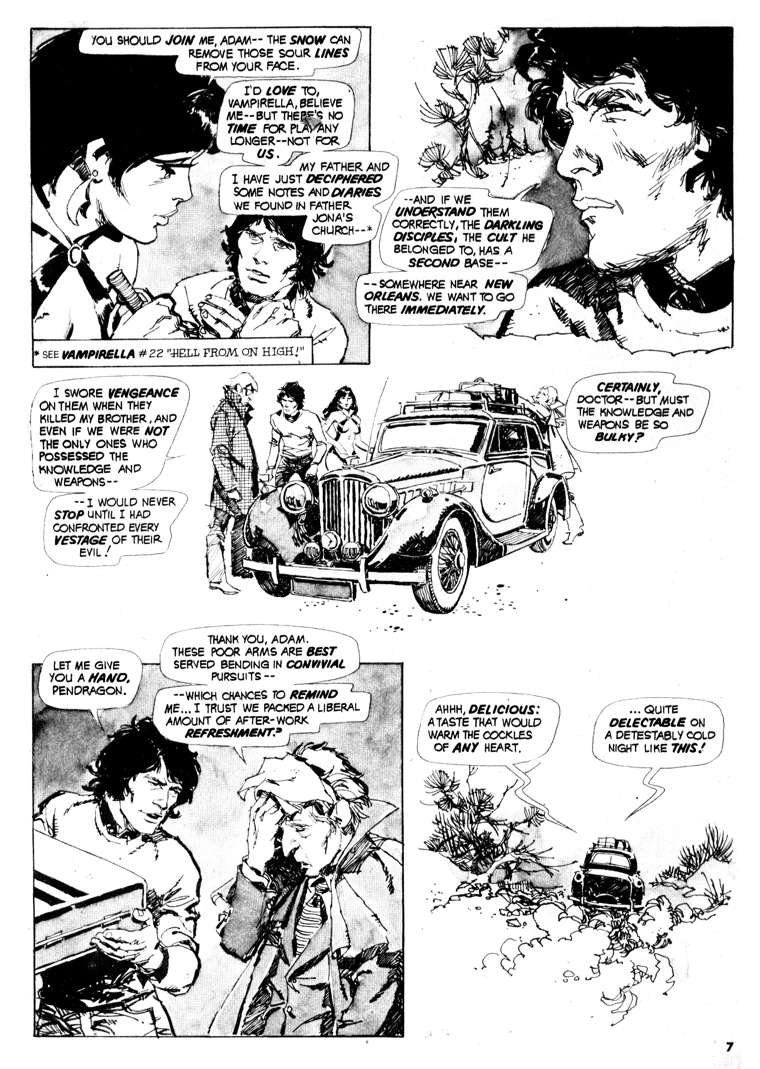Read online Vampirella (1969) comic -  Issue #23 - 7