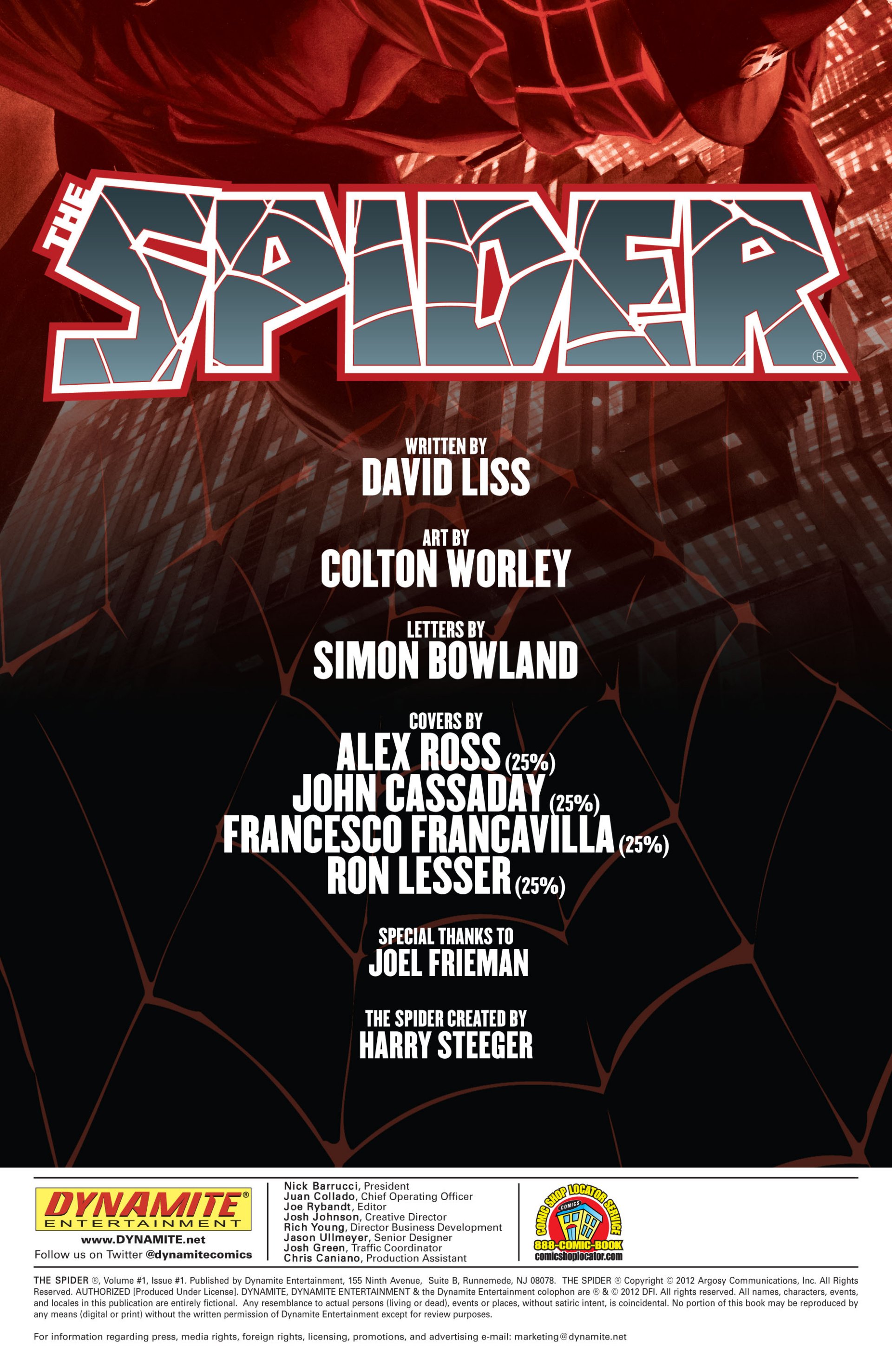 Read online The Spider comic -  Issue #1 - 5