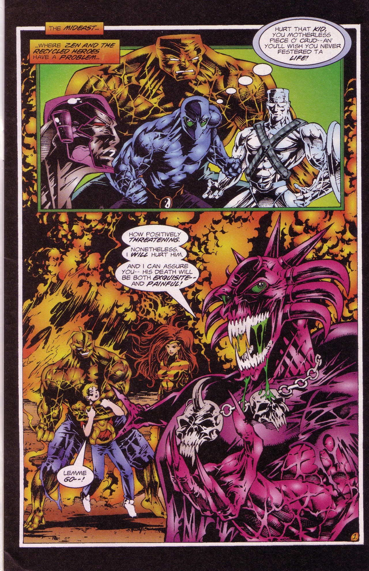 Read online Zen Intergalactic Ninja Color comic -  Issue #3 - 3