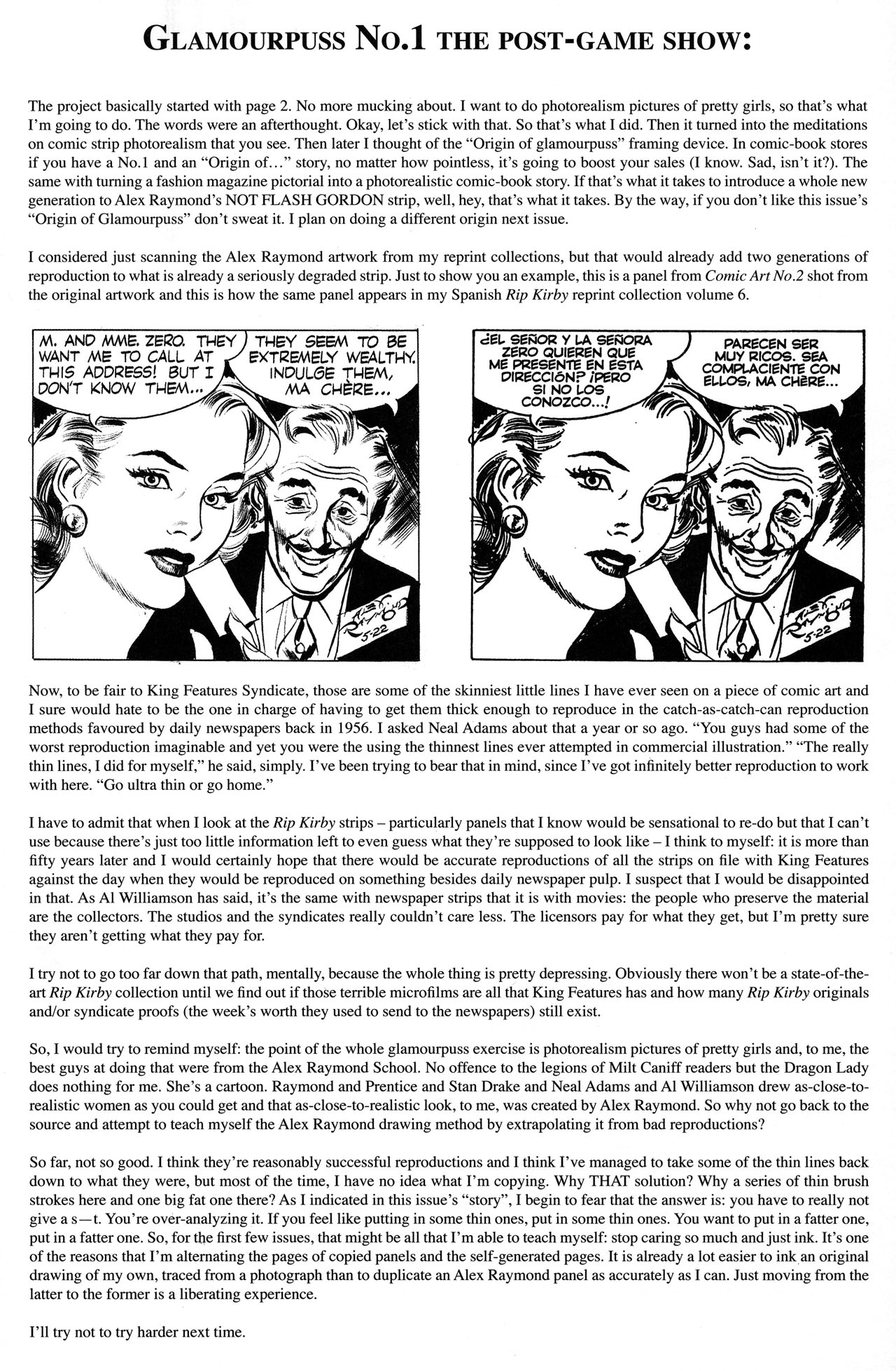 Read online Glamourpuss comic -  Issue #1 - 27