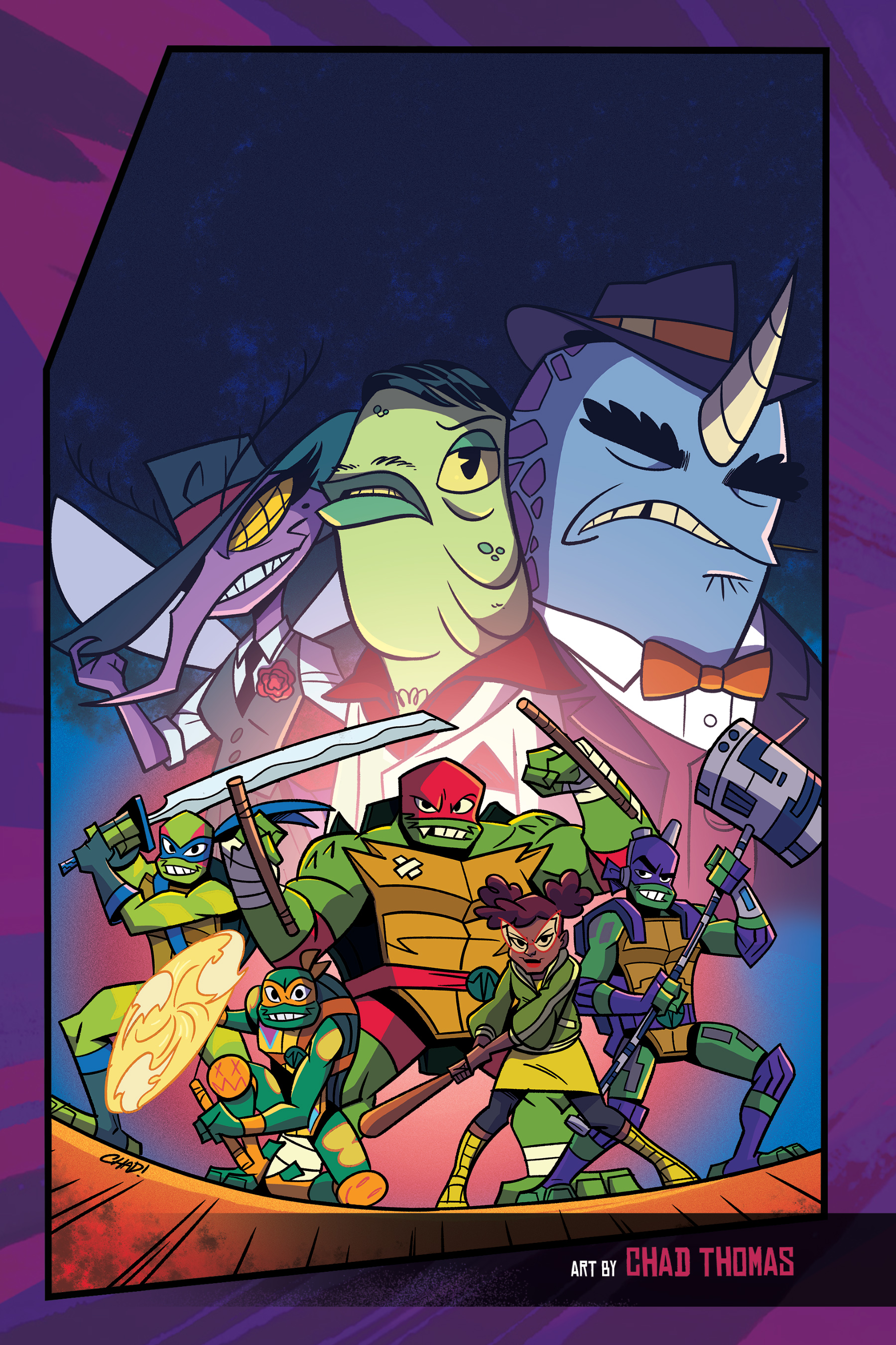 Read online Rise of the Teenage Mutant Ninja Turtles: Sound Off! comic -  Issue # _TPB - 5
