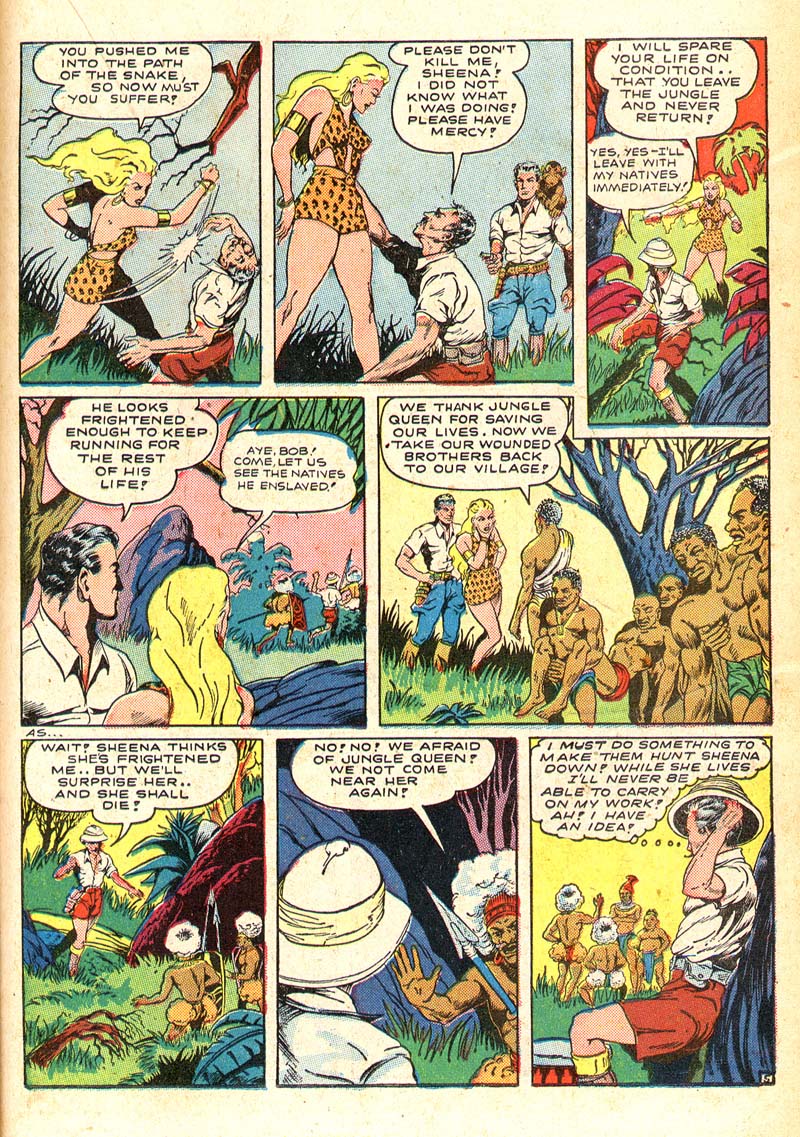 Read online Sheena, Queen of the Jungle (1942) comic -  Issue #4 - 31