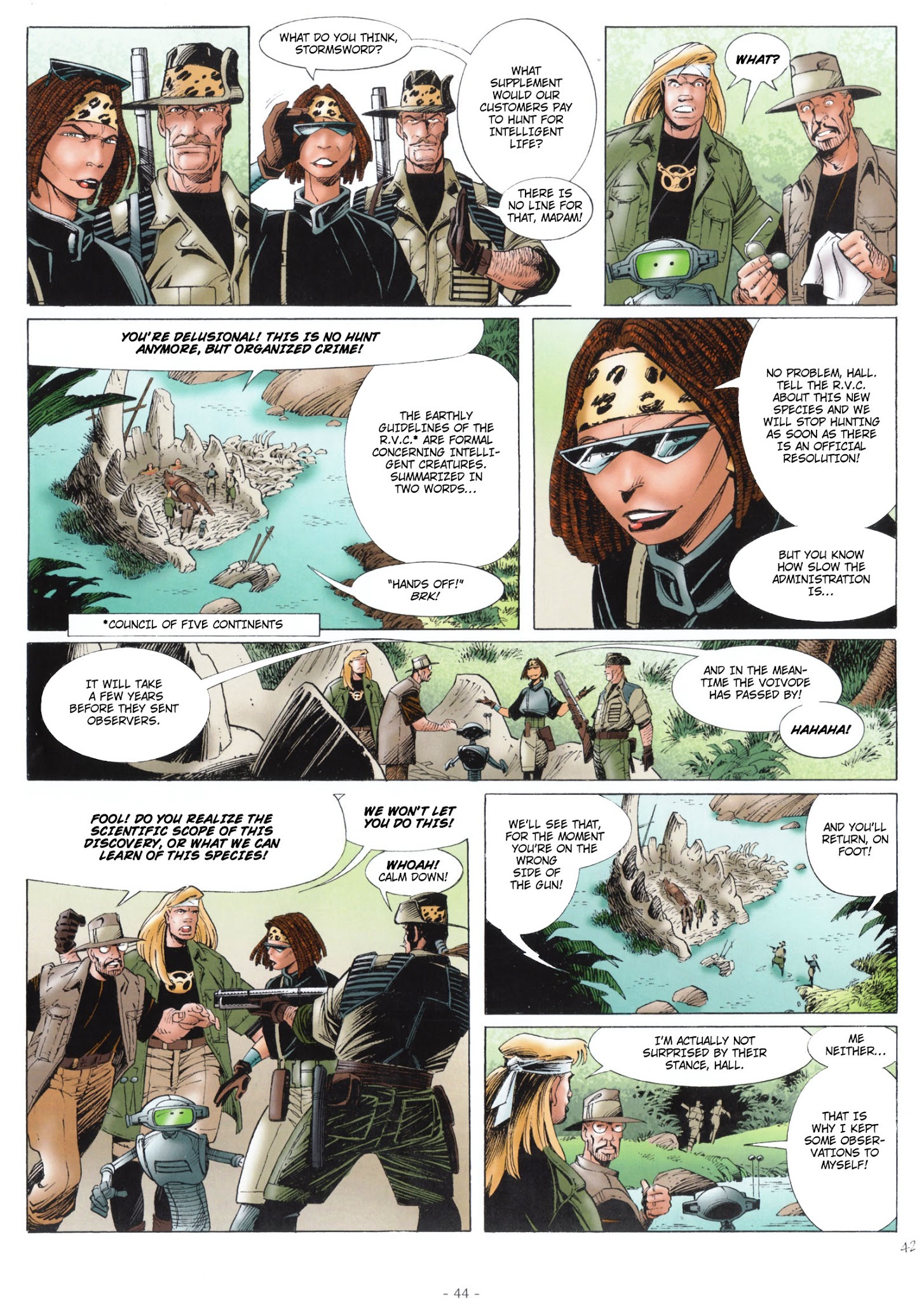 Read online Aquablue comic -  Issue #8 - 44