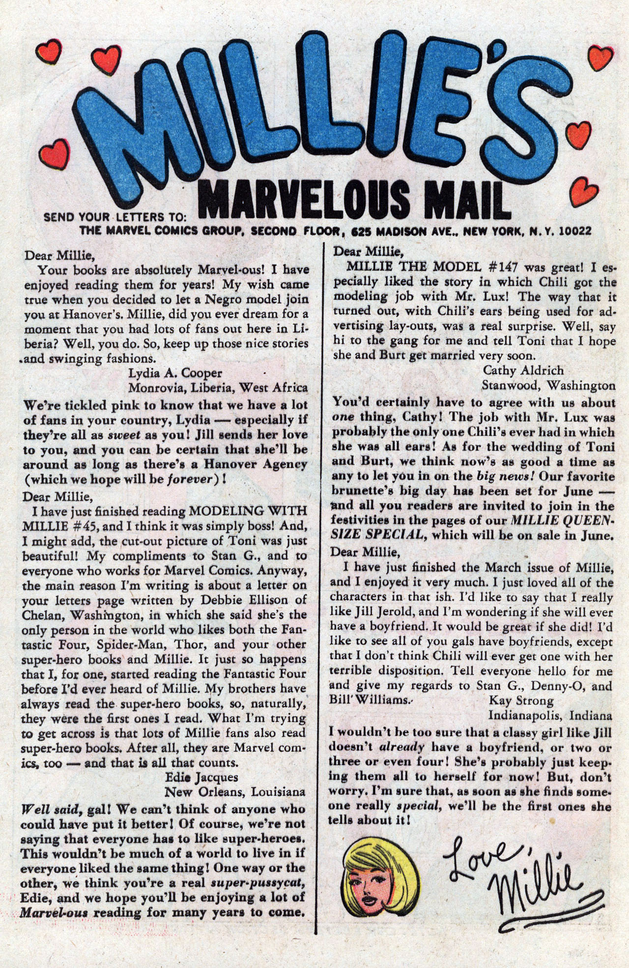 Read online Millie the Model comic -  Issue #150 - 32