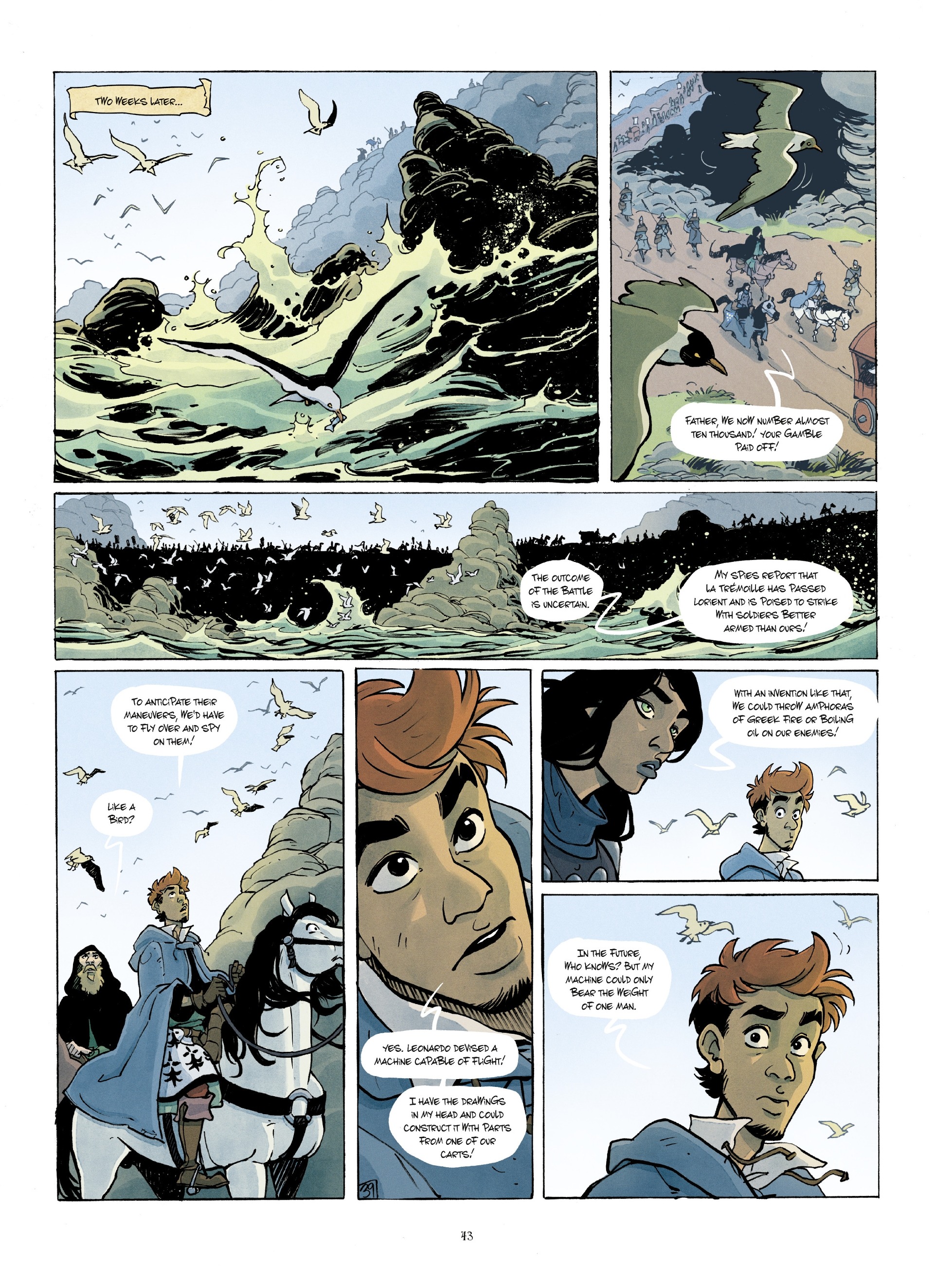 Read online Cinq Avril: The Heir of da Vinci comic -  Issue # Full - 45
