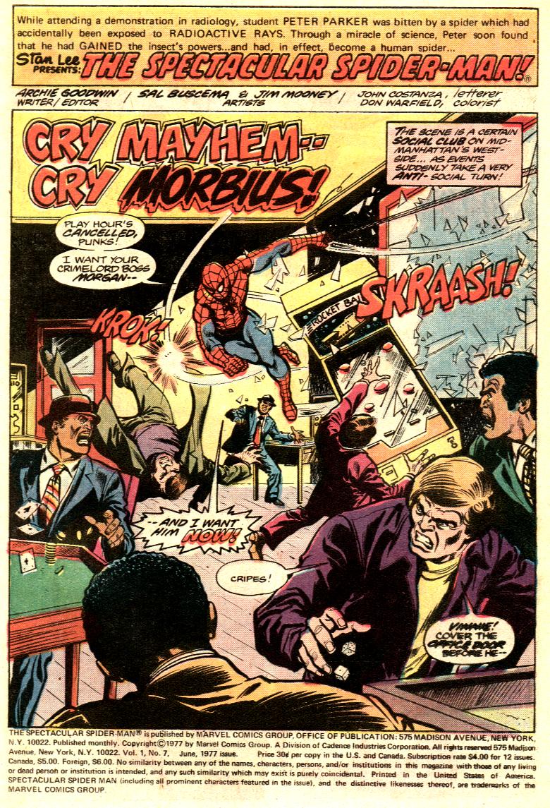 Read online The Spectacular Spider-Man (1976) comic -  Issue #7 - 2