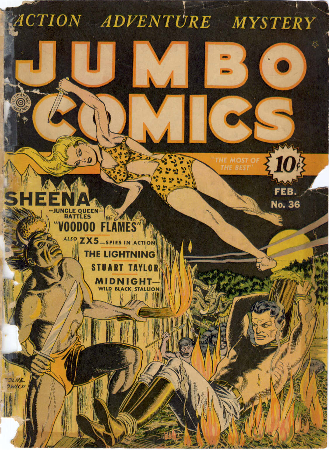 Read online Jumbo Comics comic -  Issue #36 - 1