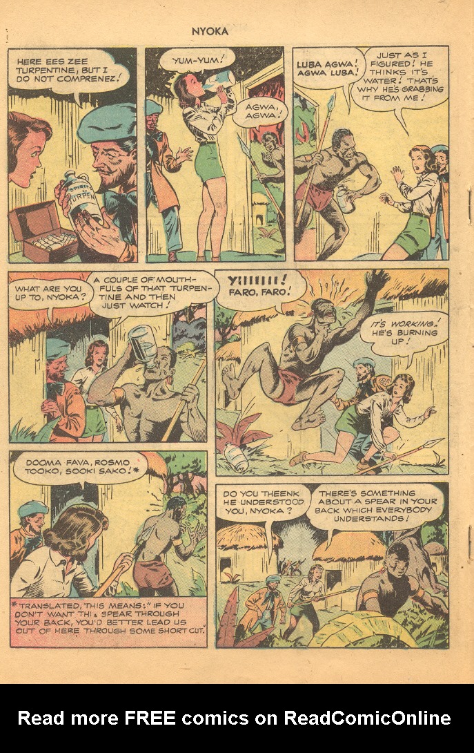 Read online Nyoka the Jungle Girl (1945) comic -  Issue #19 - 18