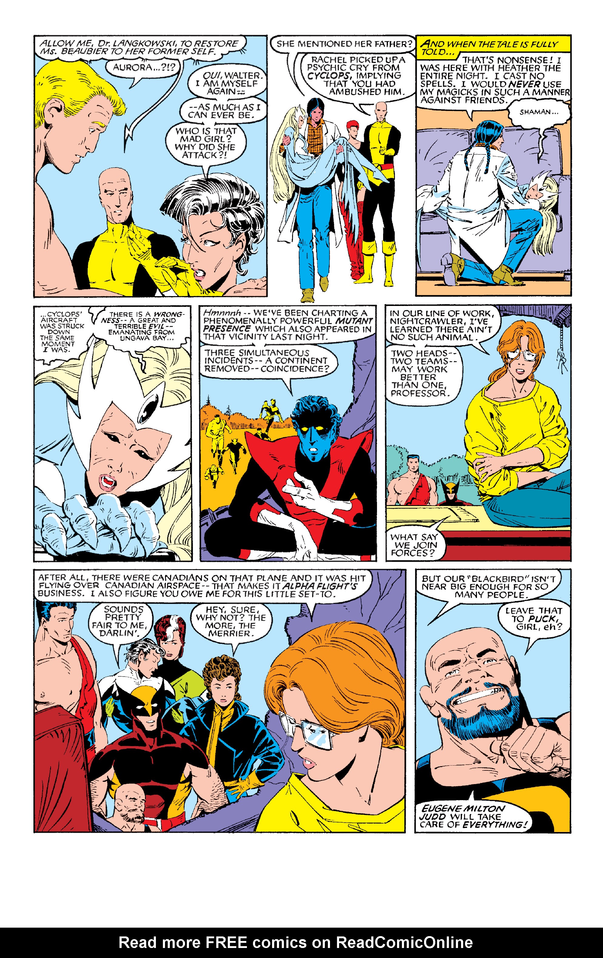 Read online X-Men/Alpha Flight comic -  Issue #1 - 21