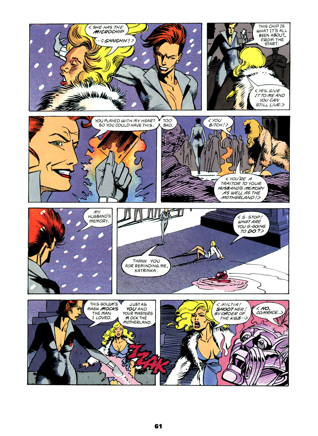 Read online Marvel Graphic Novel comic -  Issue #61 - Black Widow - The Coldest War - 62