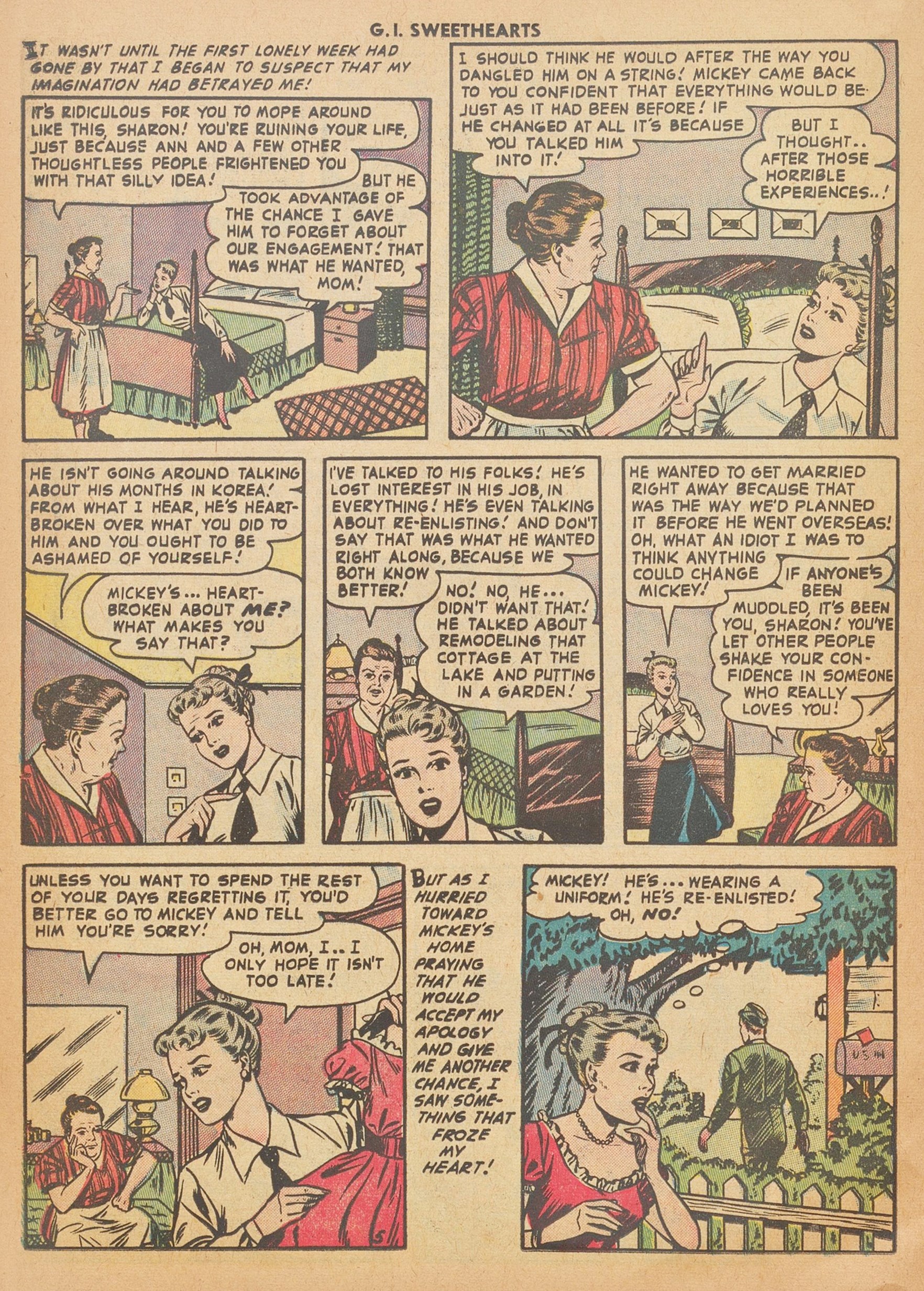 Read online G.I. Sweethearts comic -  Issue #44 - 16