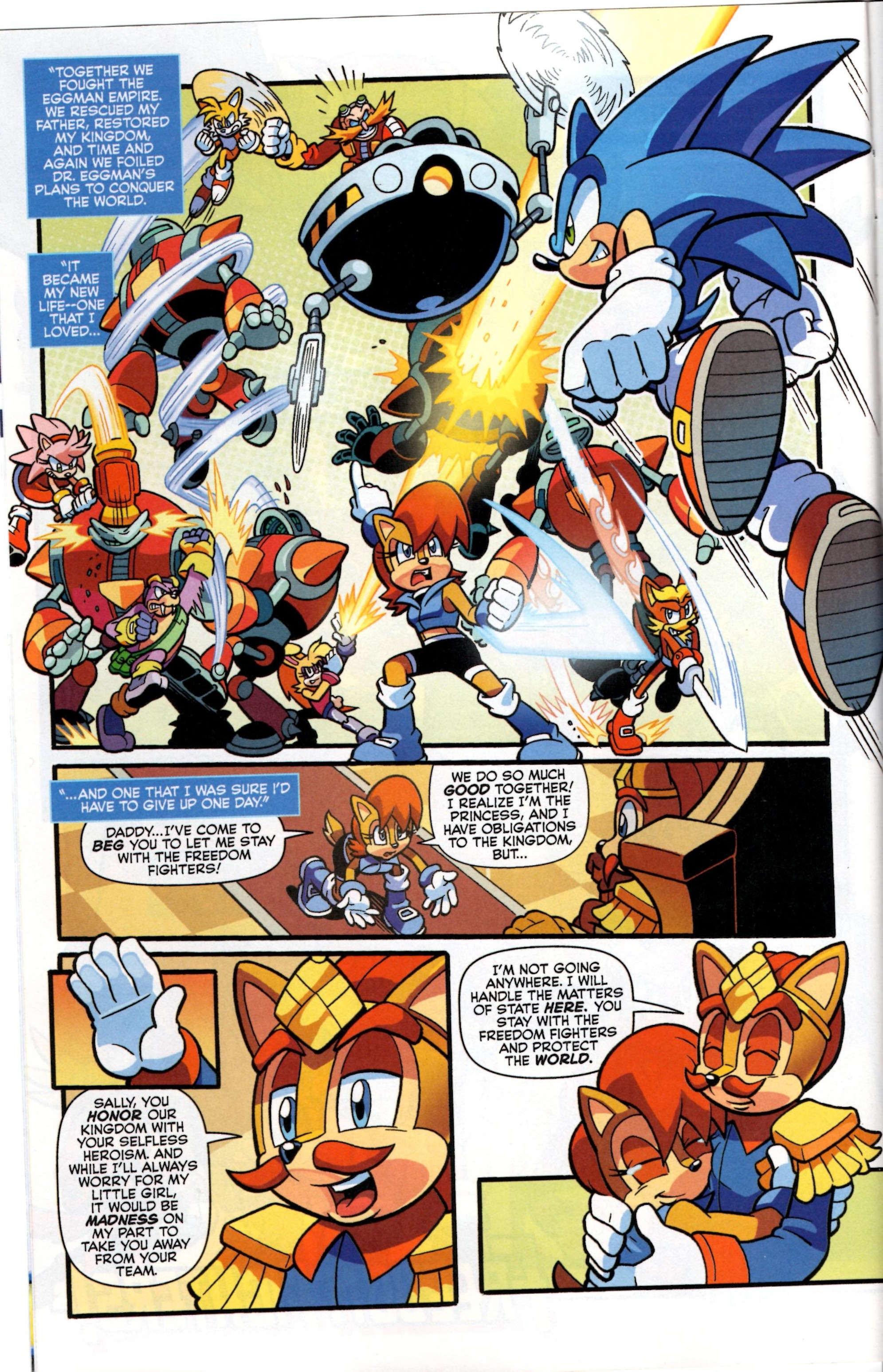 Read online Free Comic Book Day 2014 comic -  Issue # Archie Sonic the Hedgehog - Sonic Comic Origins - 6