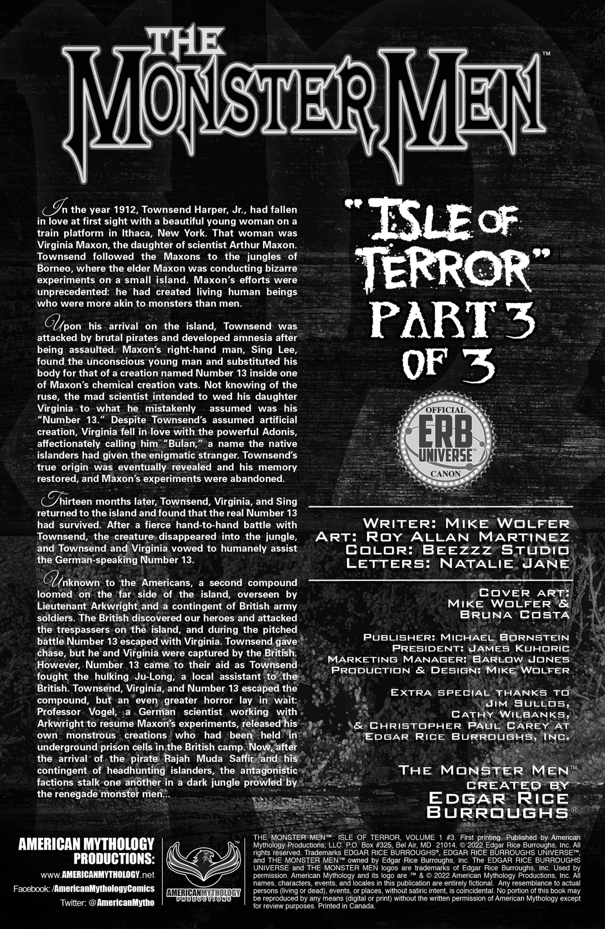 Read online Monster Men Isle of Terror comic -  Issue #3 - 2