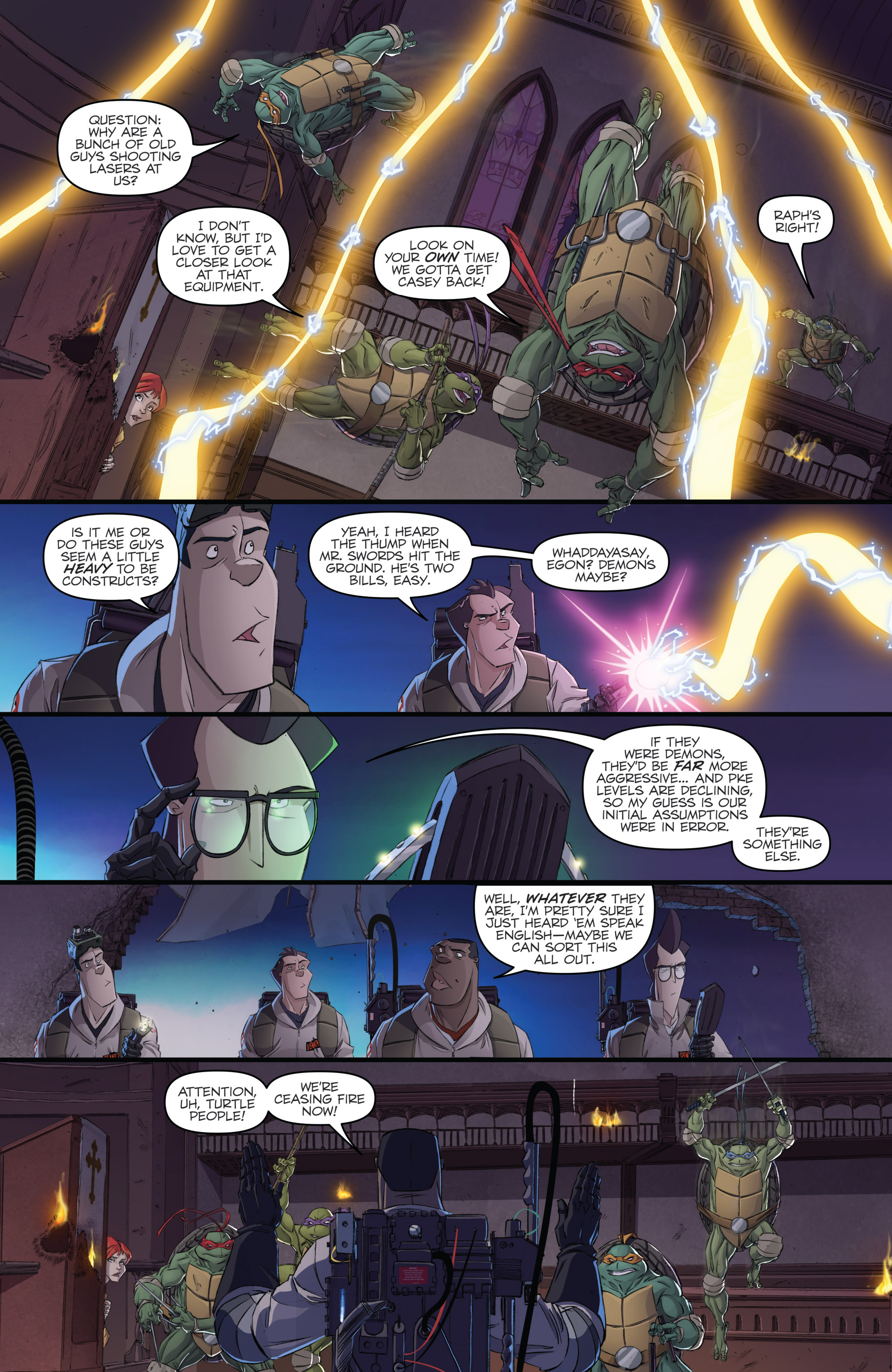 Read online Teenage Mutant Ninja Turtles/Ghostbusters comic -  Issue #2 - 8