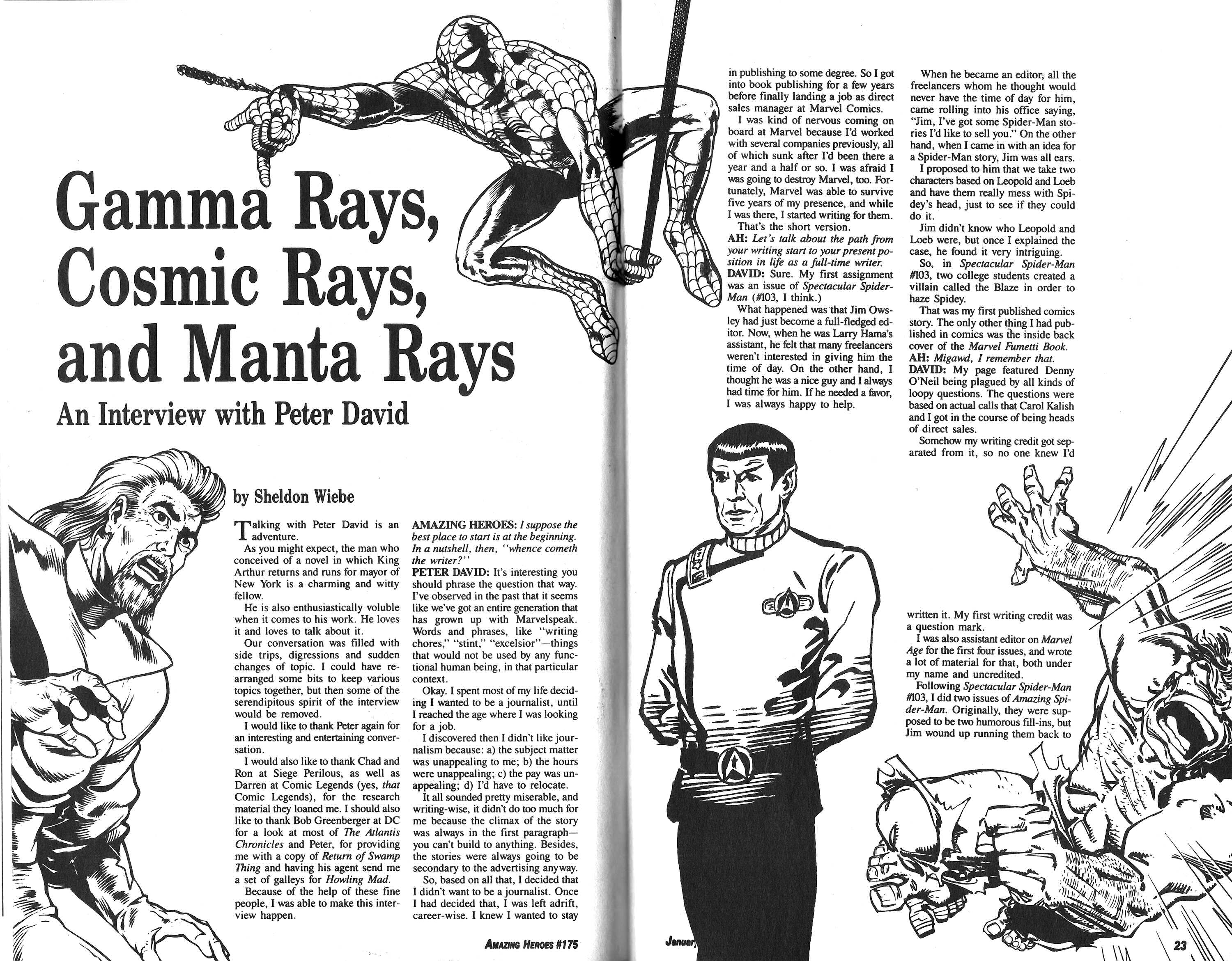 Read online Amazing Heroes comic -  Issue #175 - 12