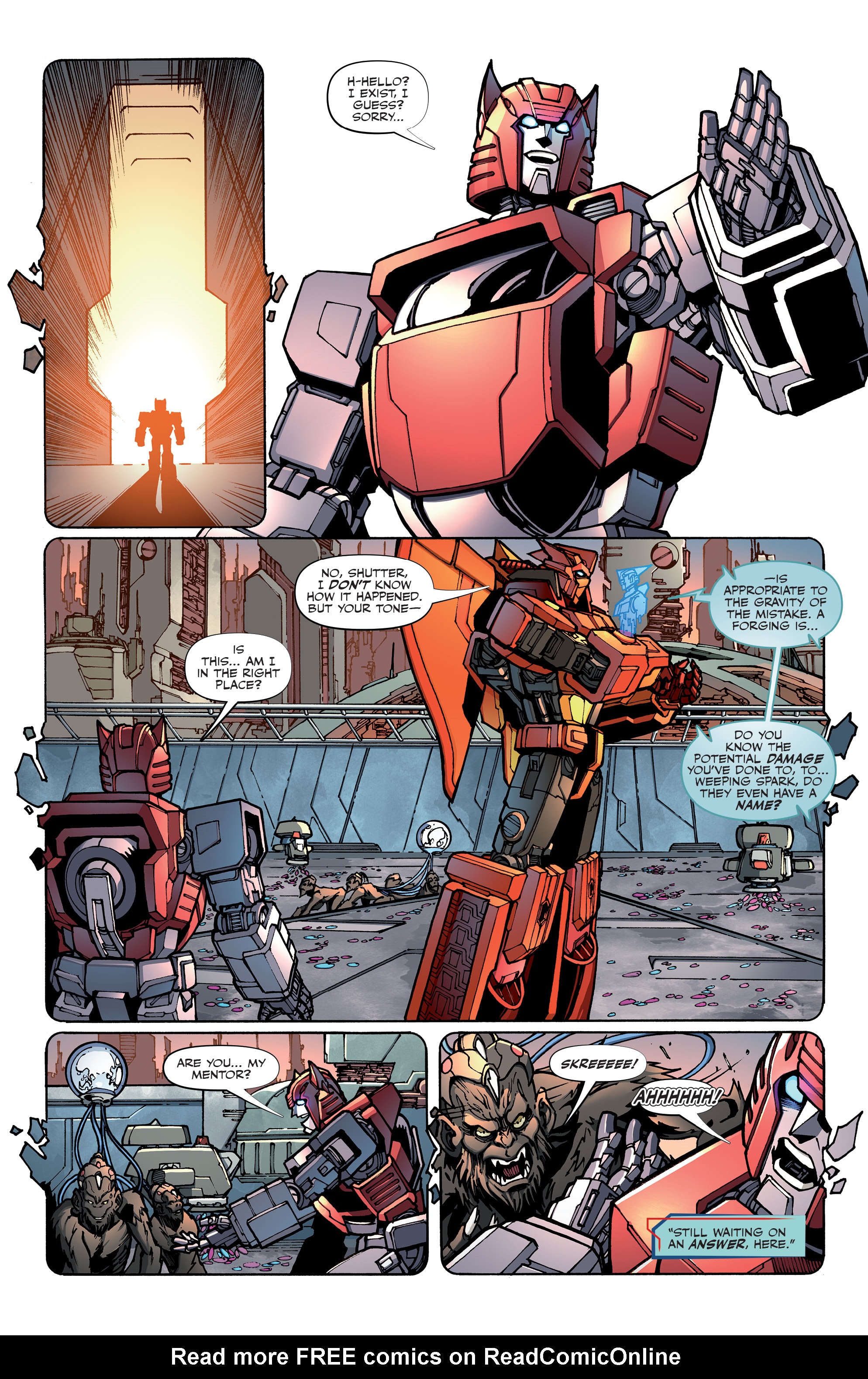 Read online Transformers: Galaxies comic -  Issue #6 - 7