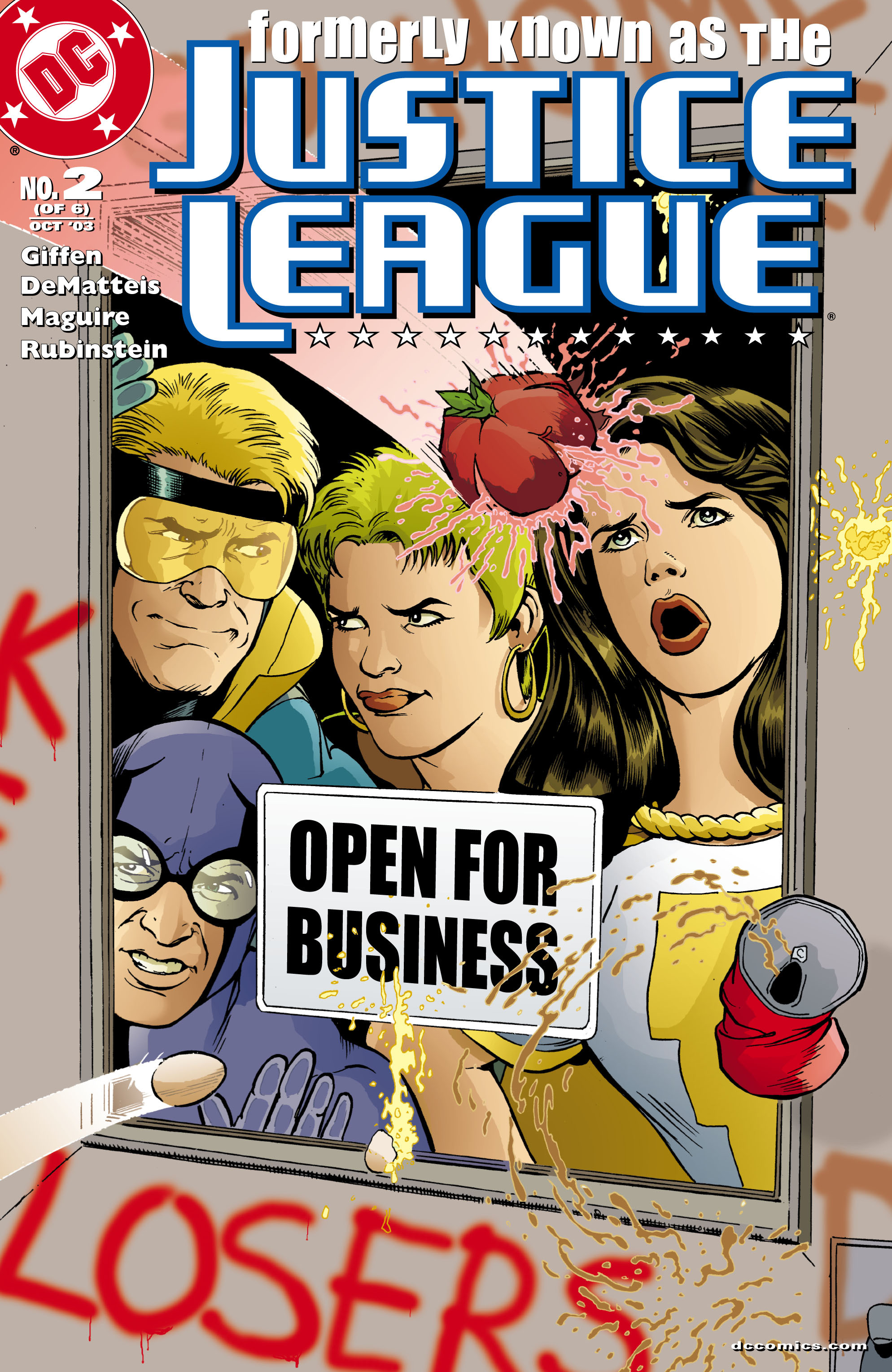 Read online Formerly Known as the Justice League comic -  Issue #2 - 1