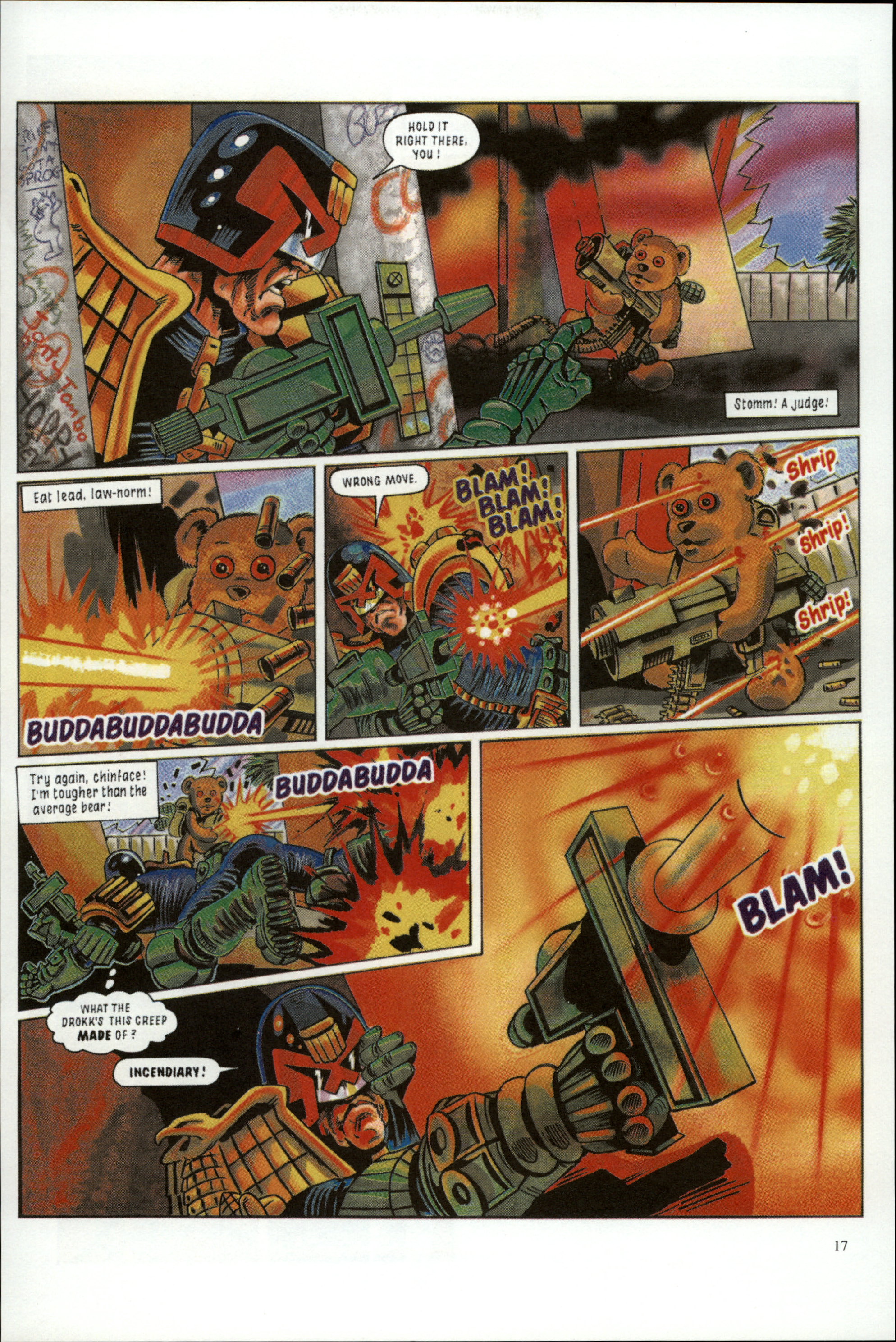 Read online Dredd Rules! comic -  Issue #13 - 19