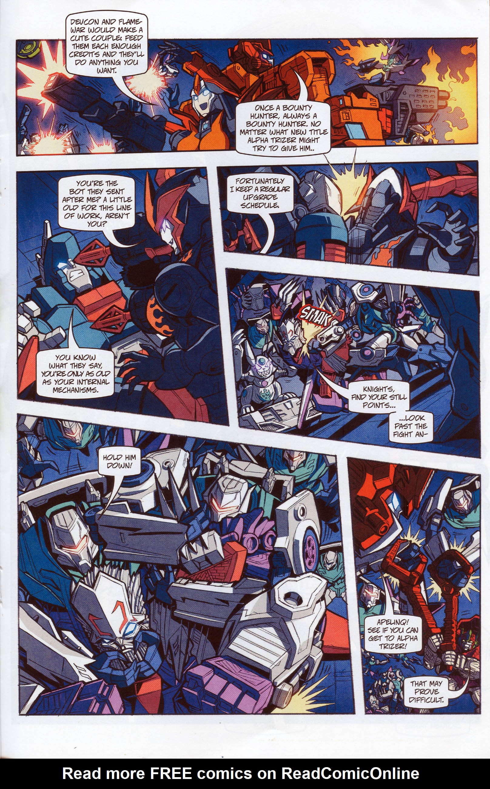 Read online Transformers: Timelines comic -  Issue #10 - 19