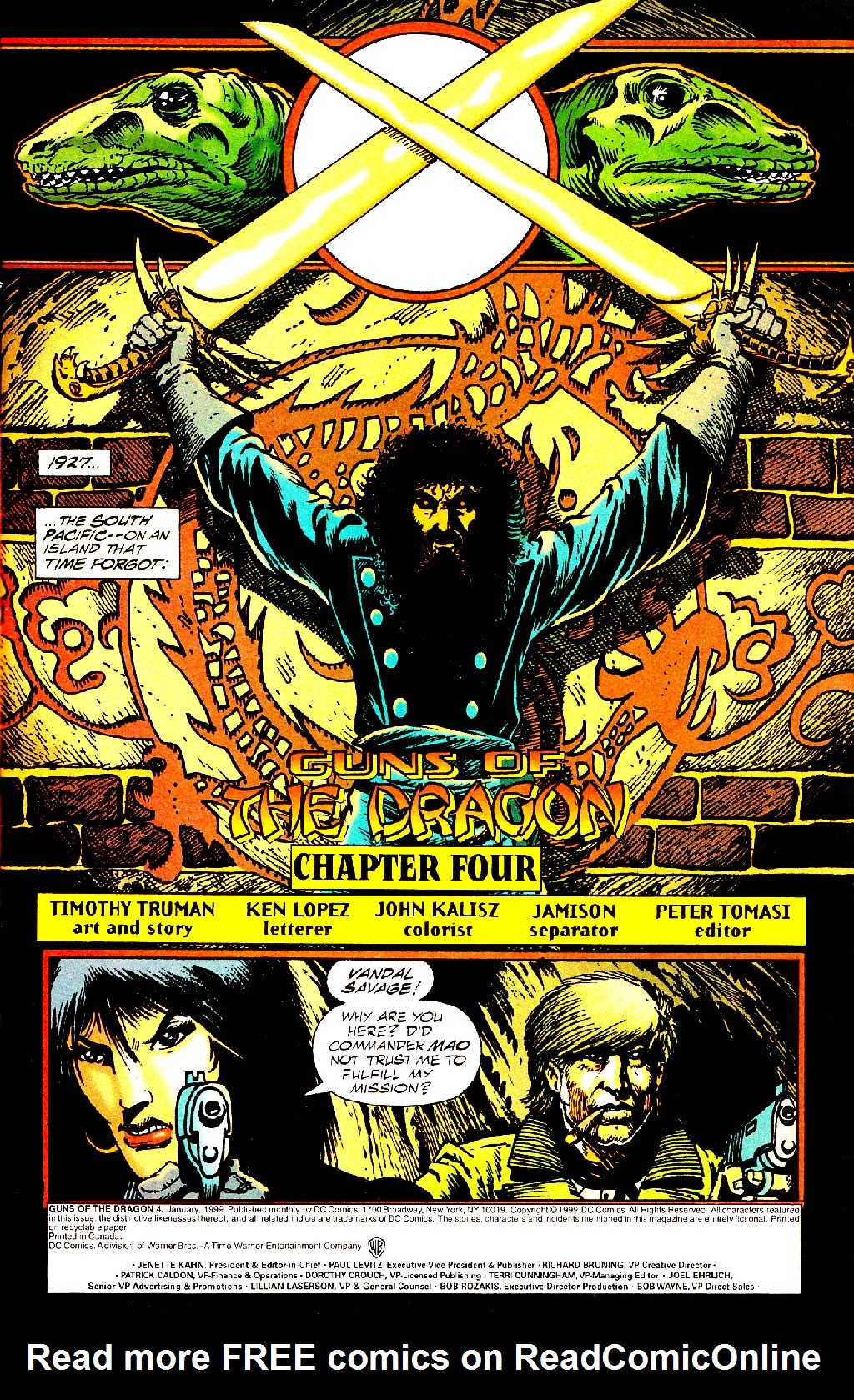 Read online Guns of the Dragon comic -  Issue #4 - 2