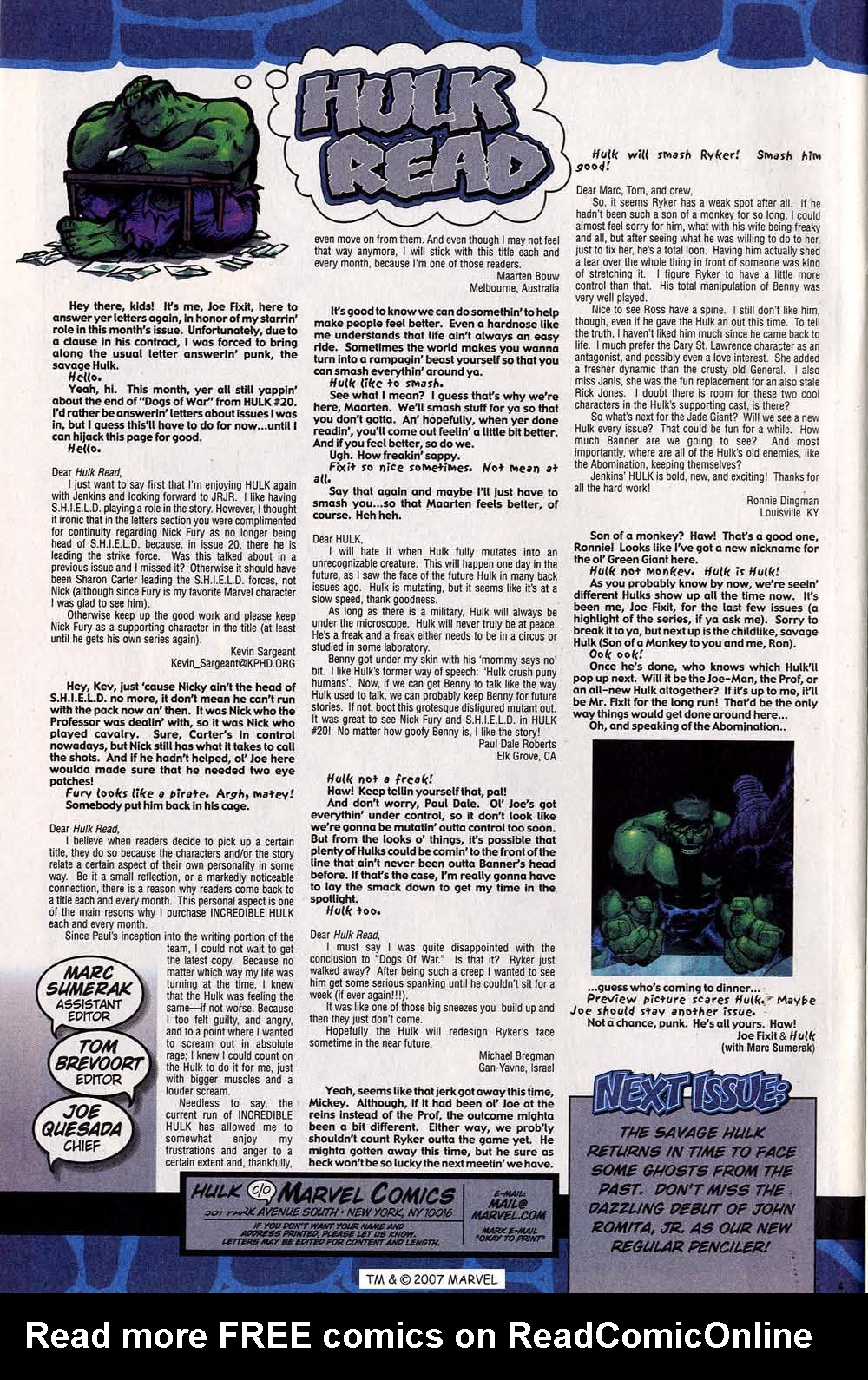 Read online The Incredible Hulk (2000) comic -  Issue #23 - 34