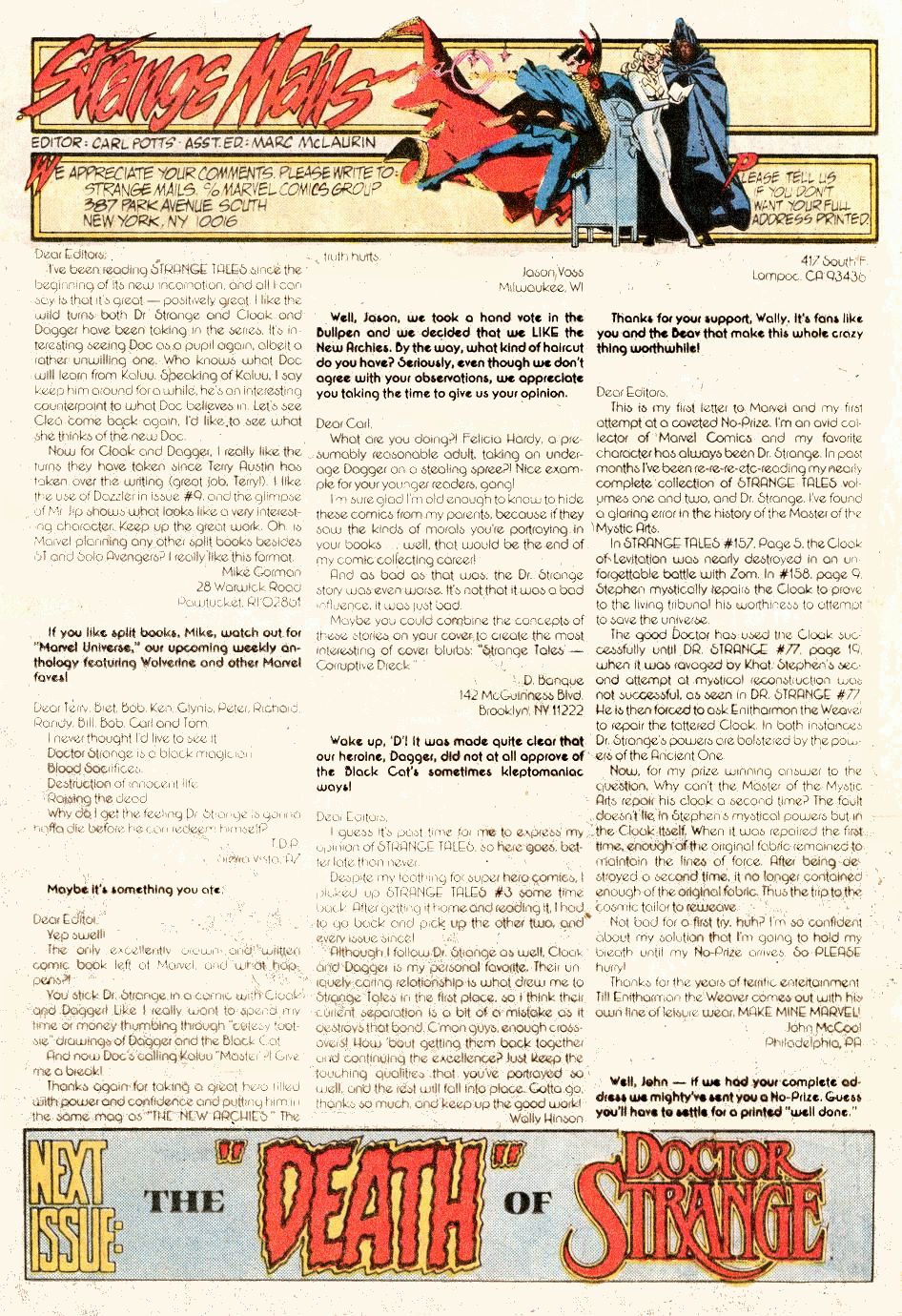 Read online Strange Tales (1987) comic -  Issue #13 - 24