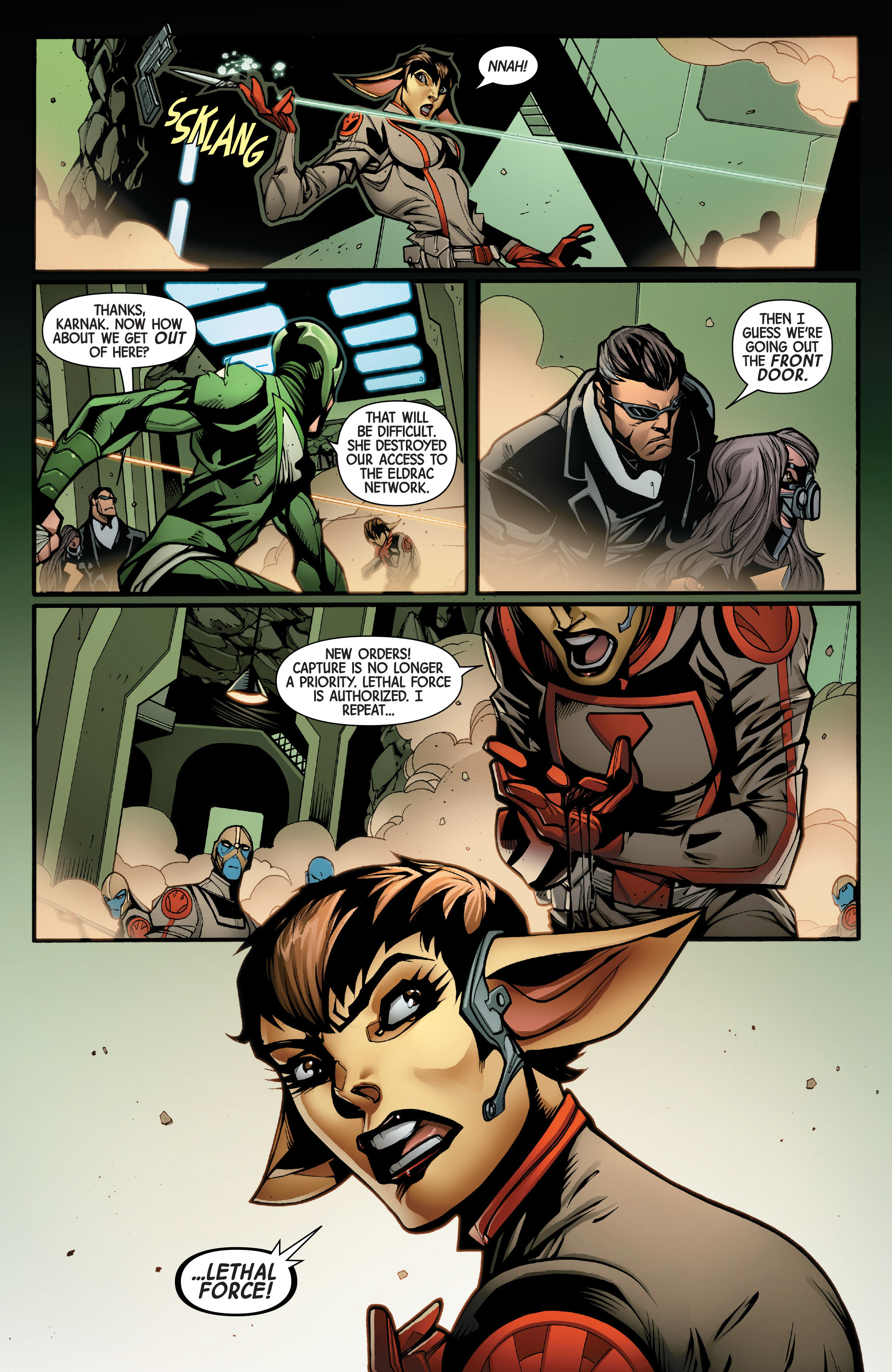 Read online Inhumans: Attilan Rising comic -  Issue #3 - 12