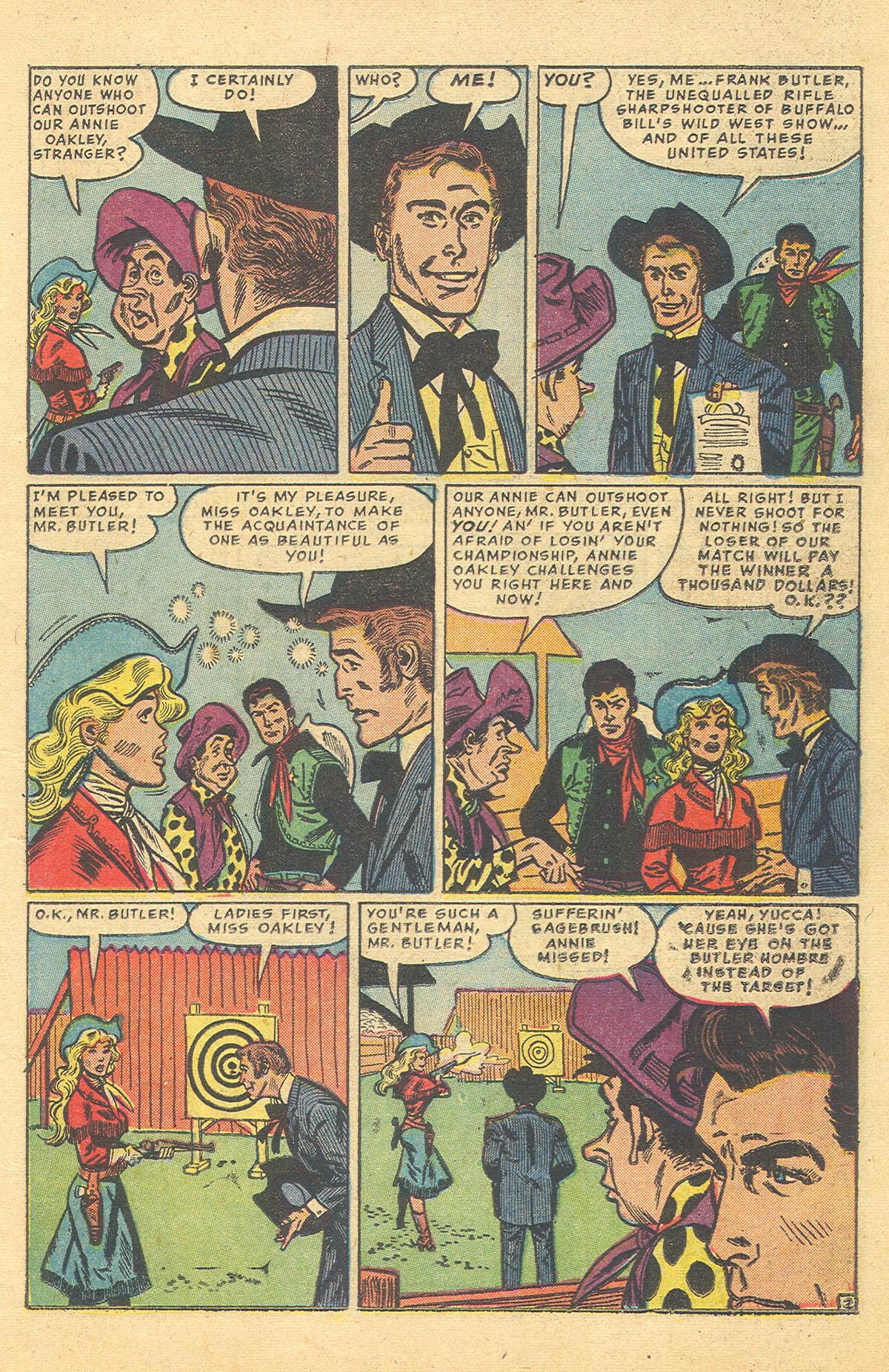 Read online Annie Oakley comic -  Issue #10 - 11