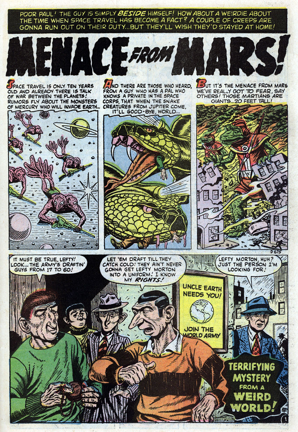 Read online Adventures into Weird Worlds comic -  Issue #26 - 23