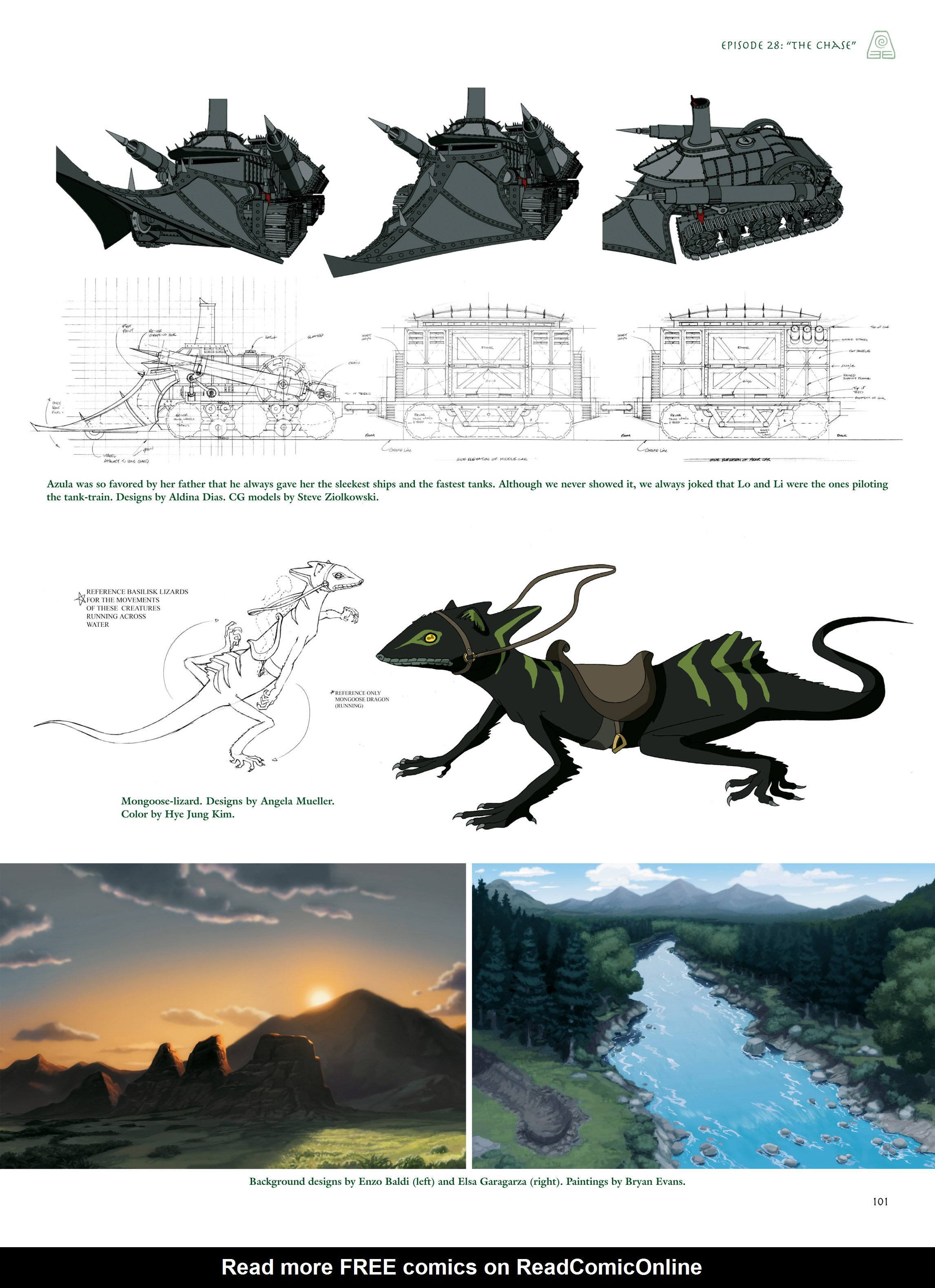 Read online Avatar: The Last Airbender - The Art of the Animated Series comic -  Issue # TPB (Part 1) - 100